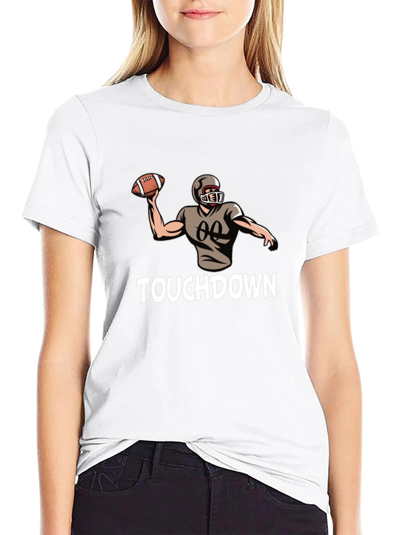 Touchdown Football Graphic T-Shirt