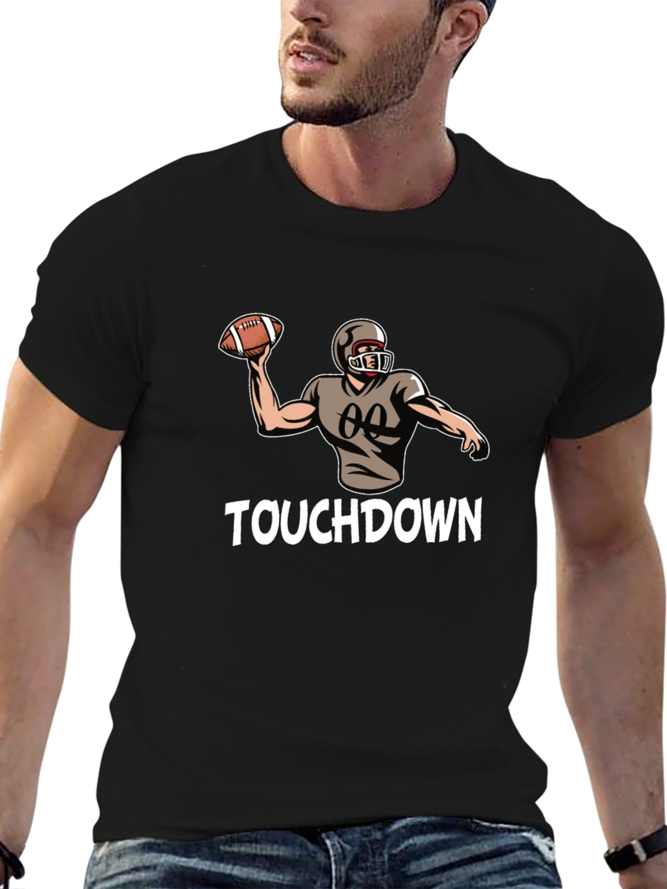 Touchdown Football Graphic T-Shirt