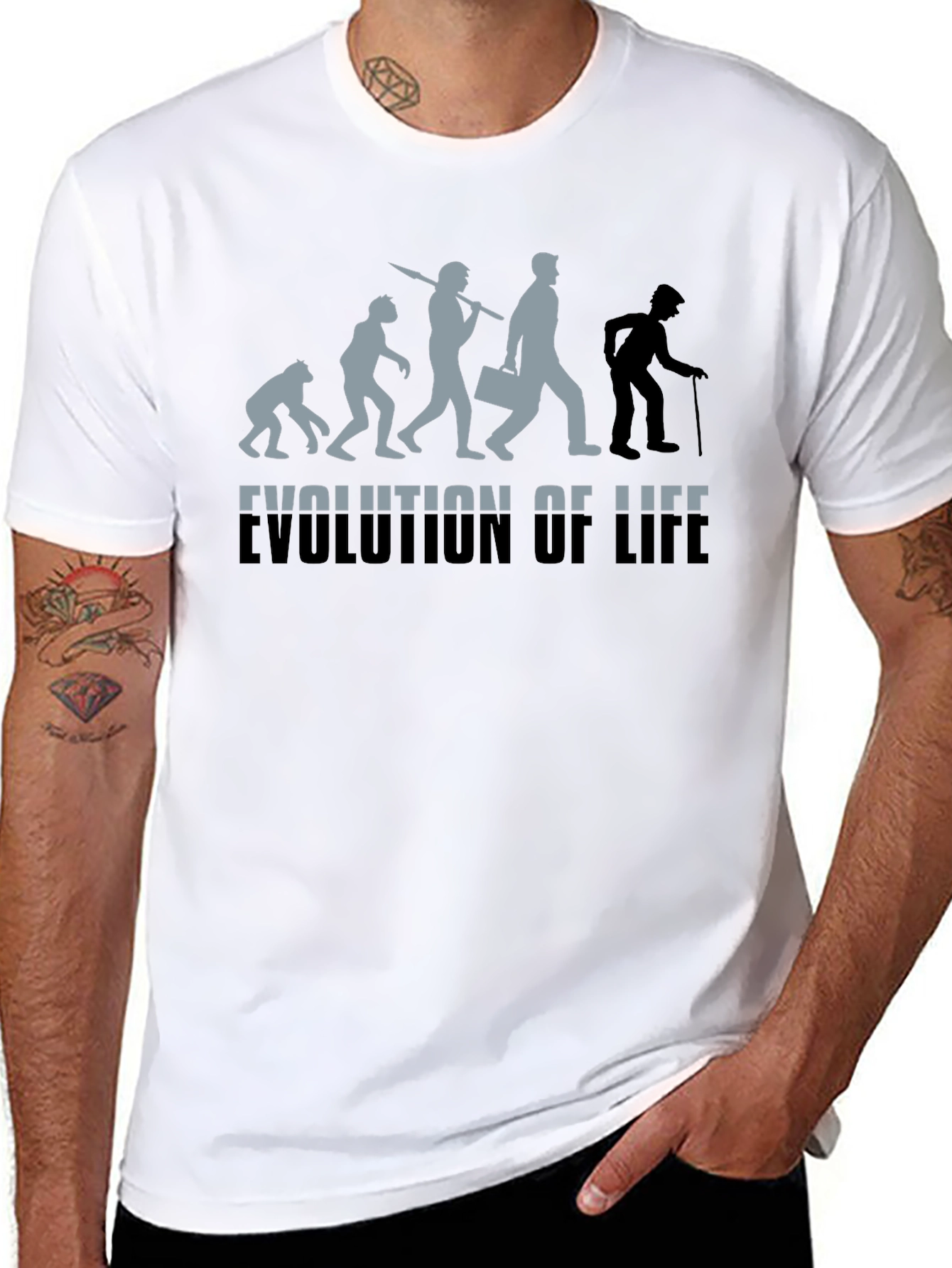 Evolution of Life Graphic T-Shirt