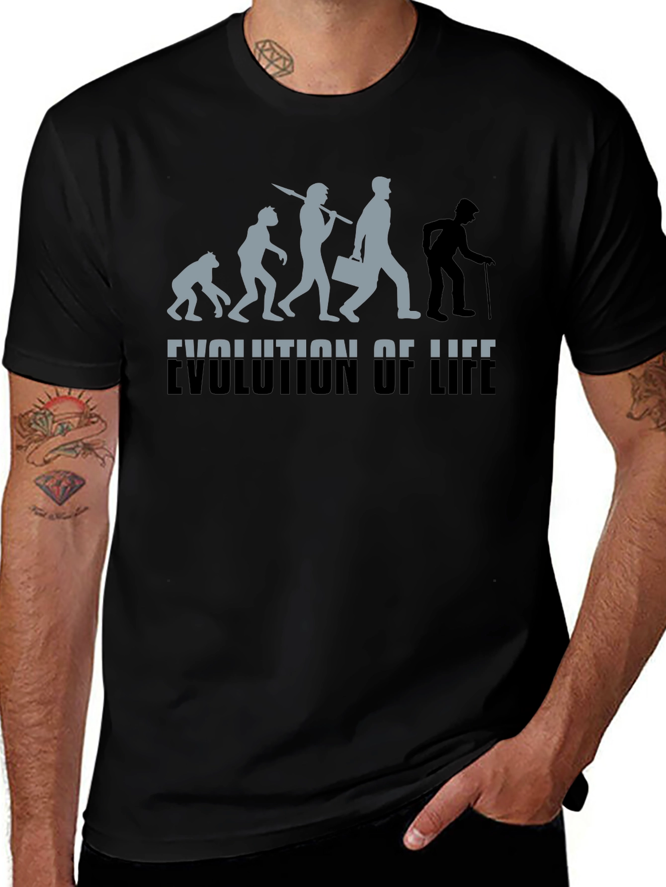 Evolution of Life Graphic T-Shirt