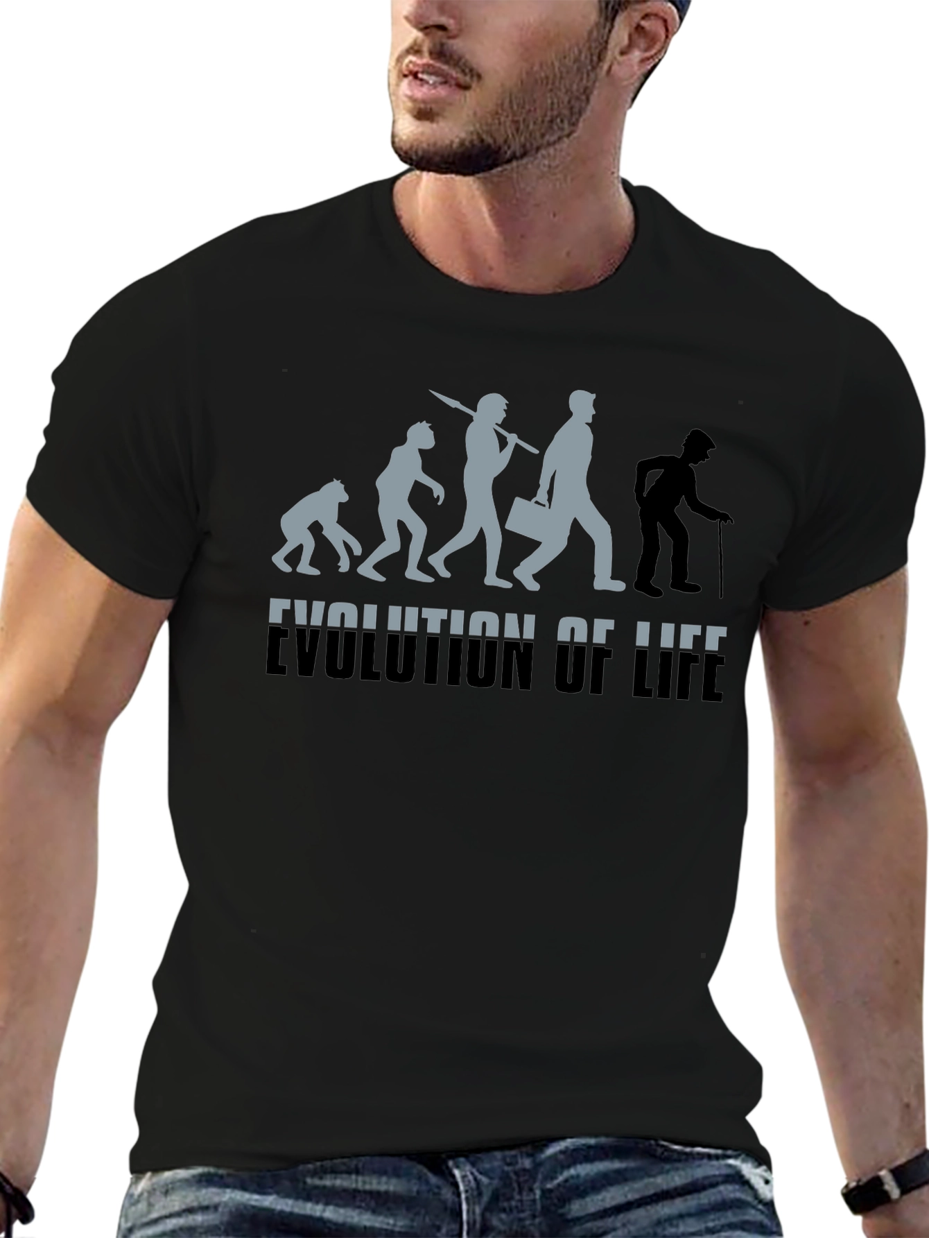 Evolution of Life Graphic T-Shirt