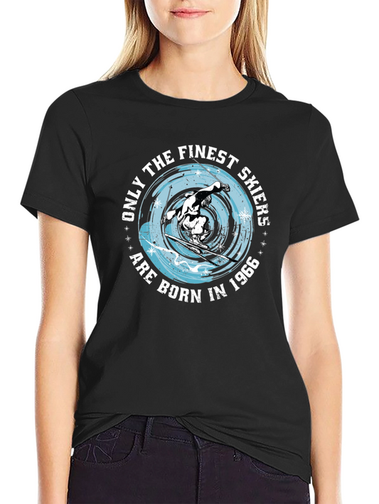 Finest Skiers Born in 1966 Graphic Tee