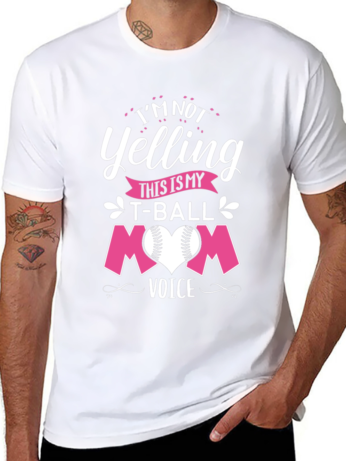 T-Ball Mom Graphic Tee - Fun Baseball Apparel