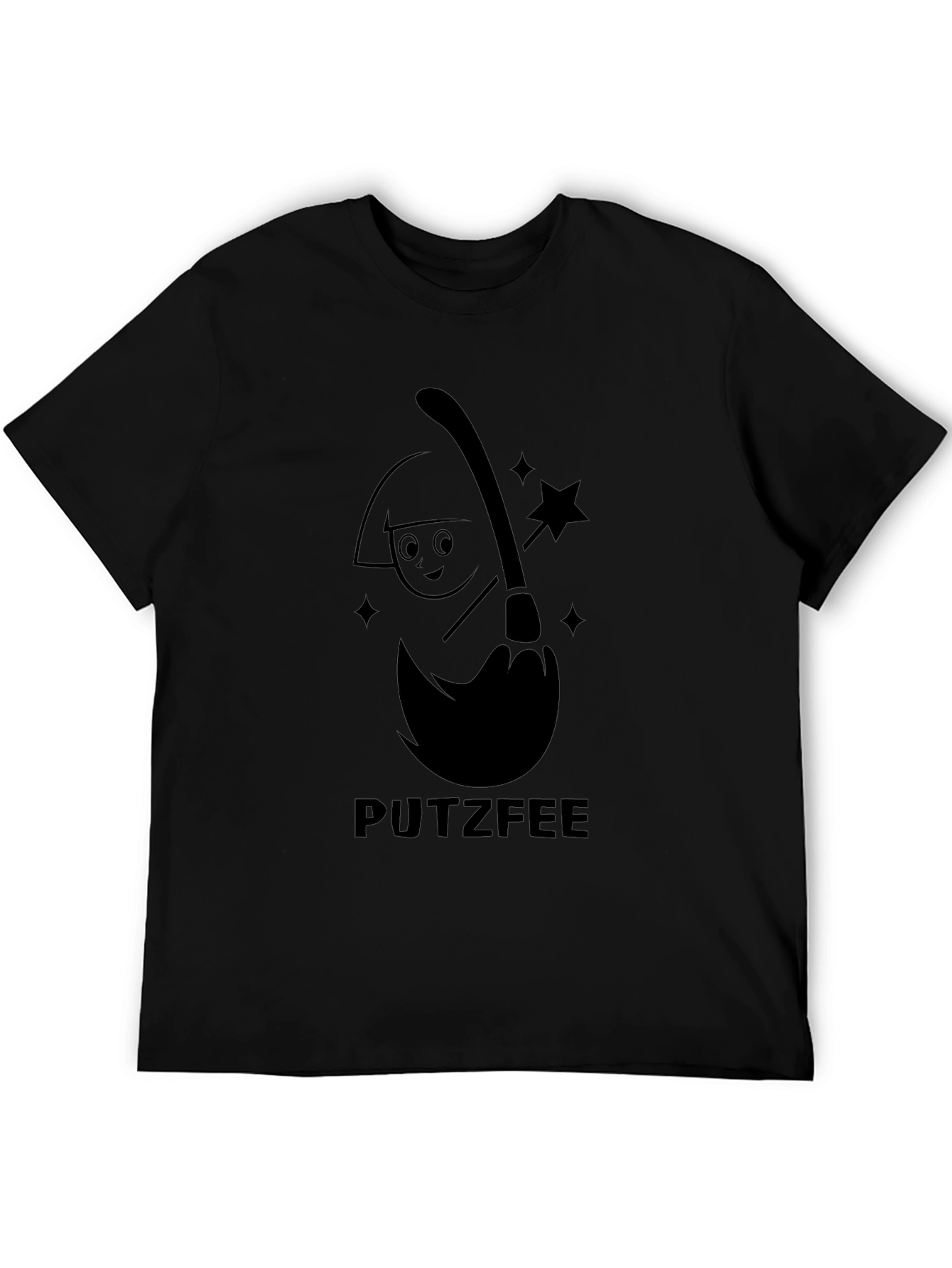 Putzfee Black Graphic Tee