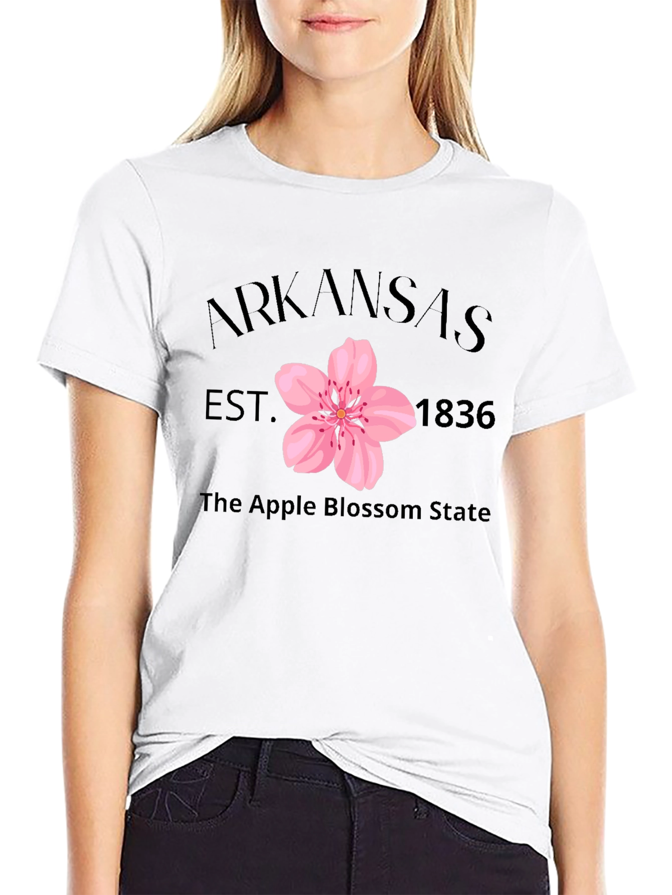 Arkansas Apple Blossom State T-Shirt