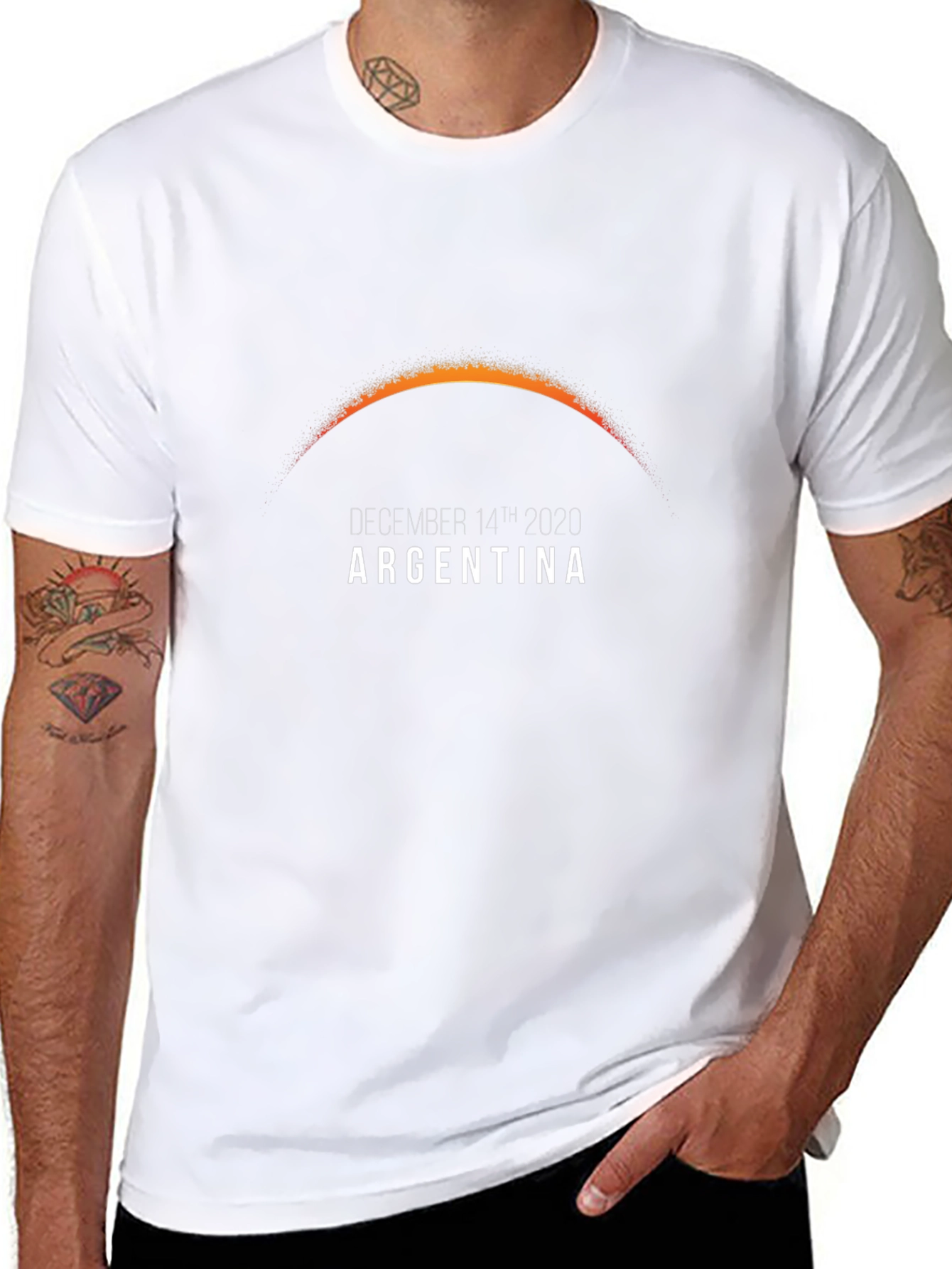 Argentina Eclipse 2020 Black T-Shirt