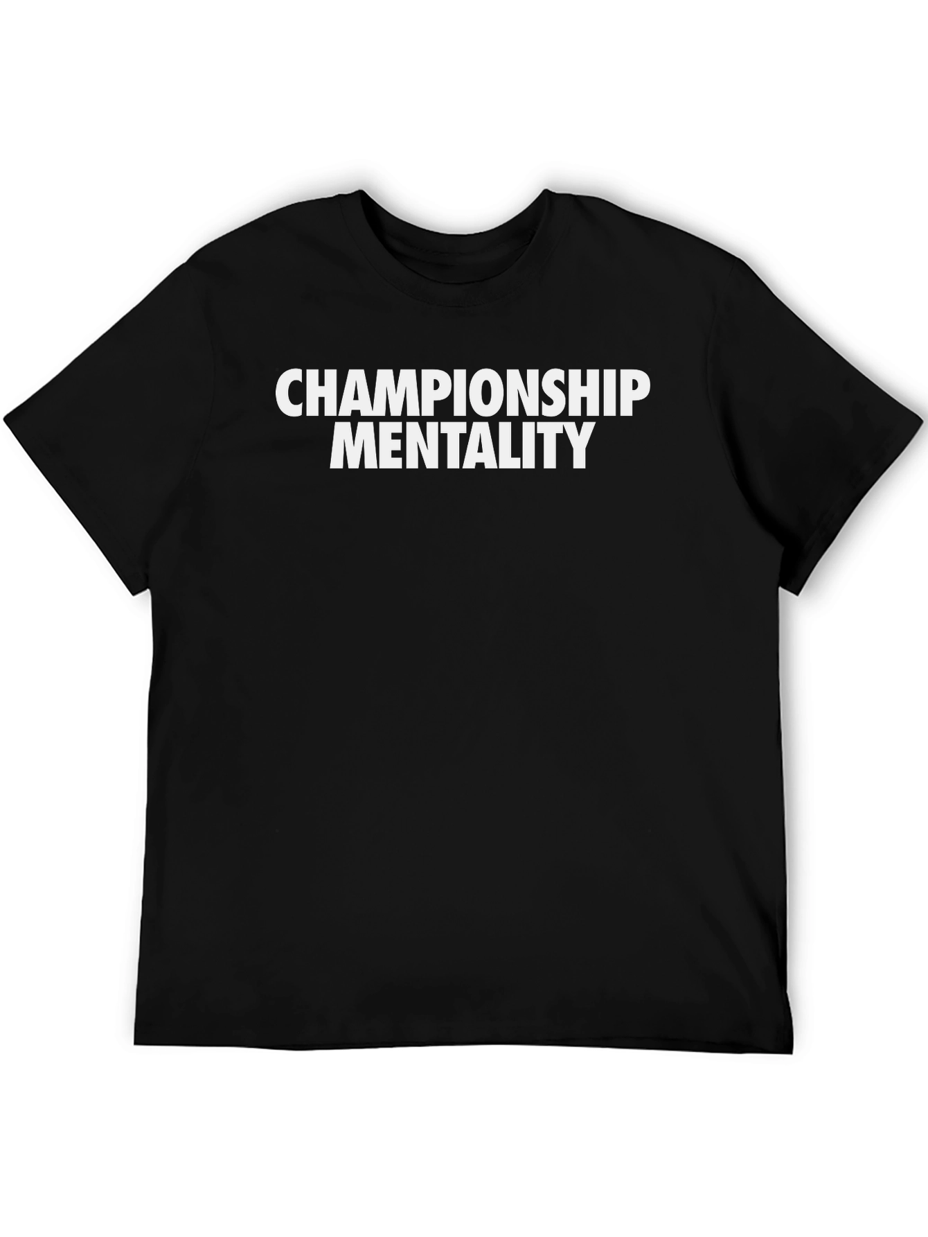 Championship Mentality Black T-Shirt