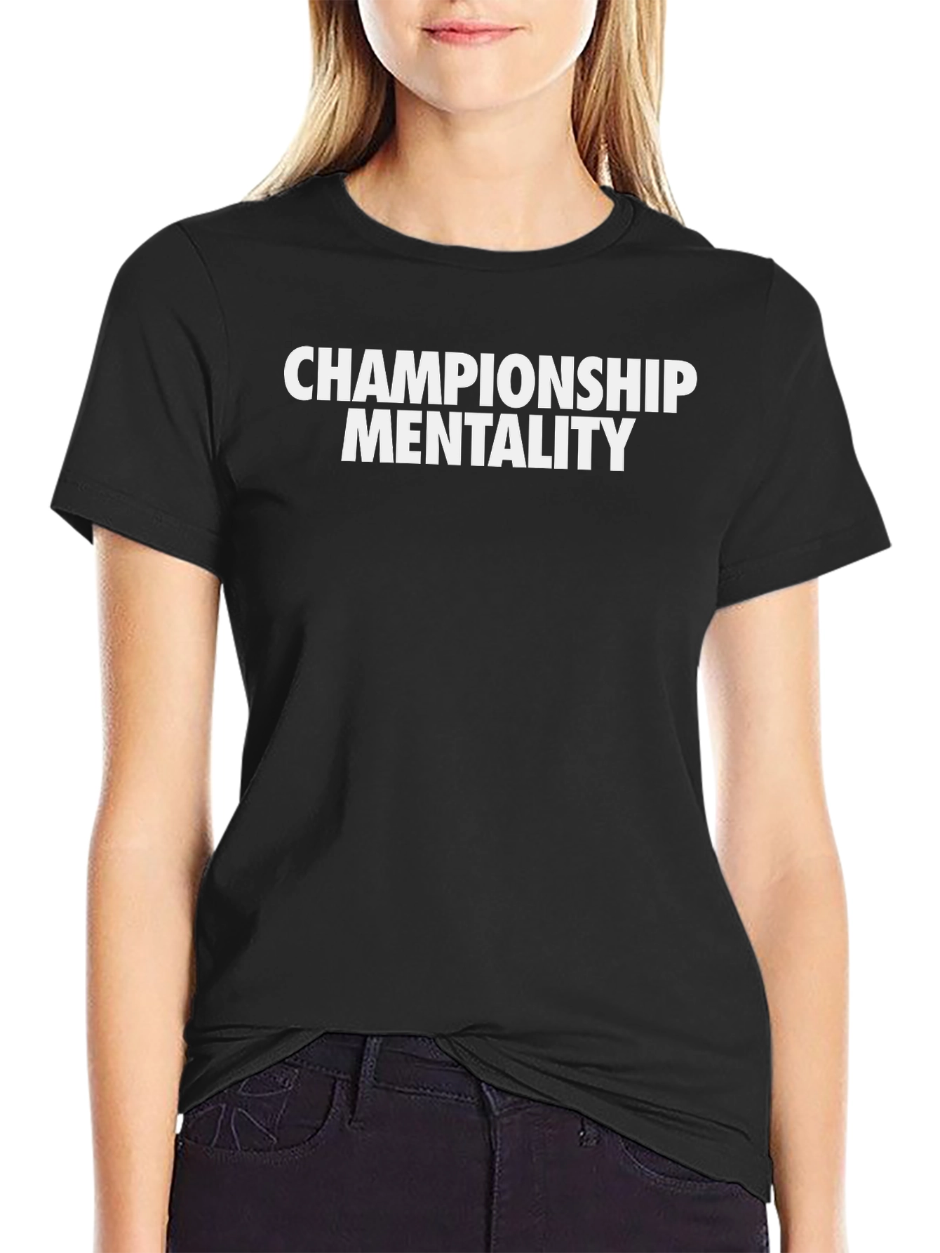 Championship Mentality Black T-Shirt