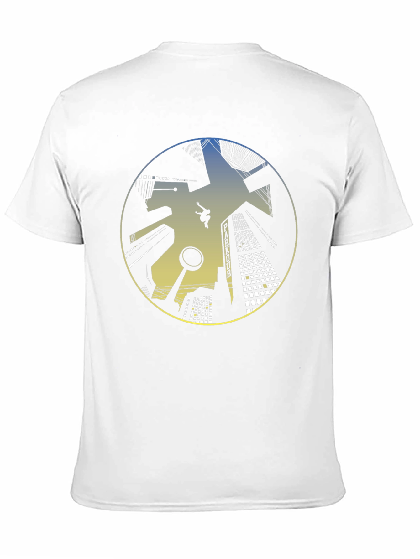Parkour Cityscape Graphic T-Shirt