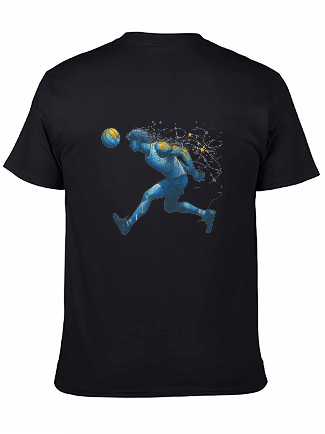 Basketball Player Graphic Tee - Stylish Black T-Shirt