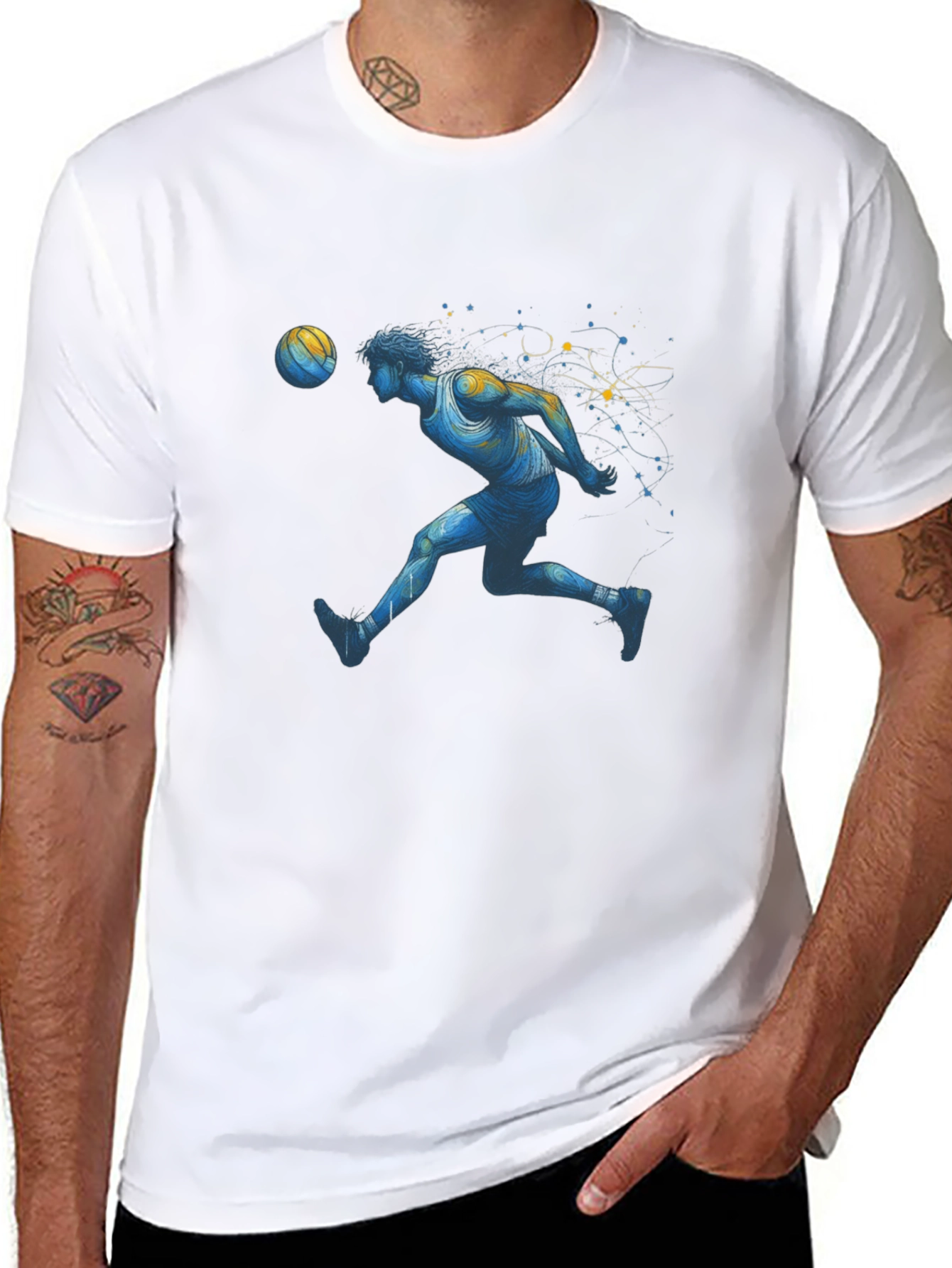 Basketball Player Graphic Tee - Stylish Black T-Shirt