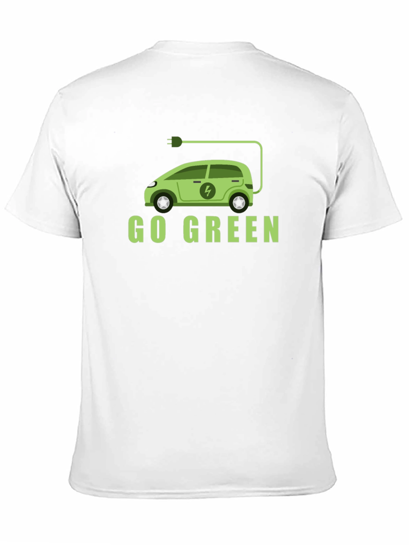 Go Green Electric Car T-Shirt
