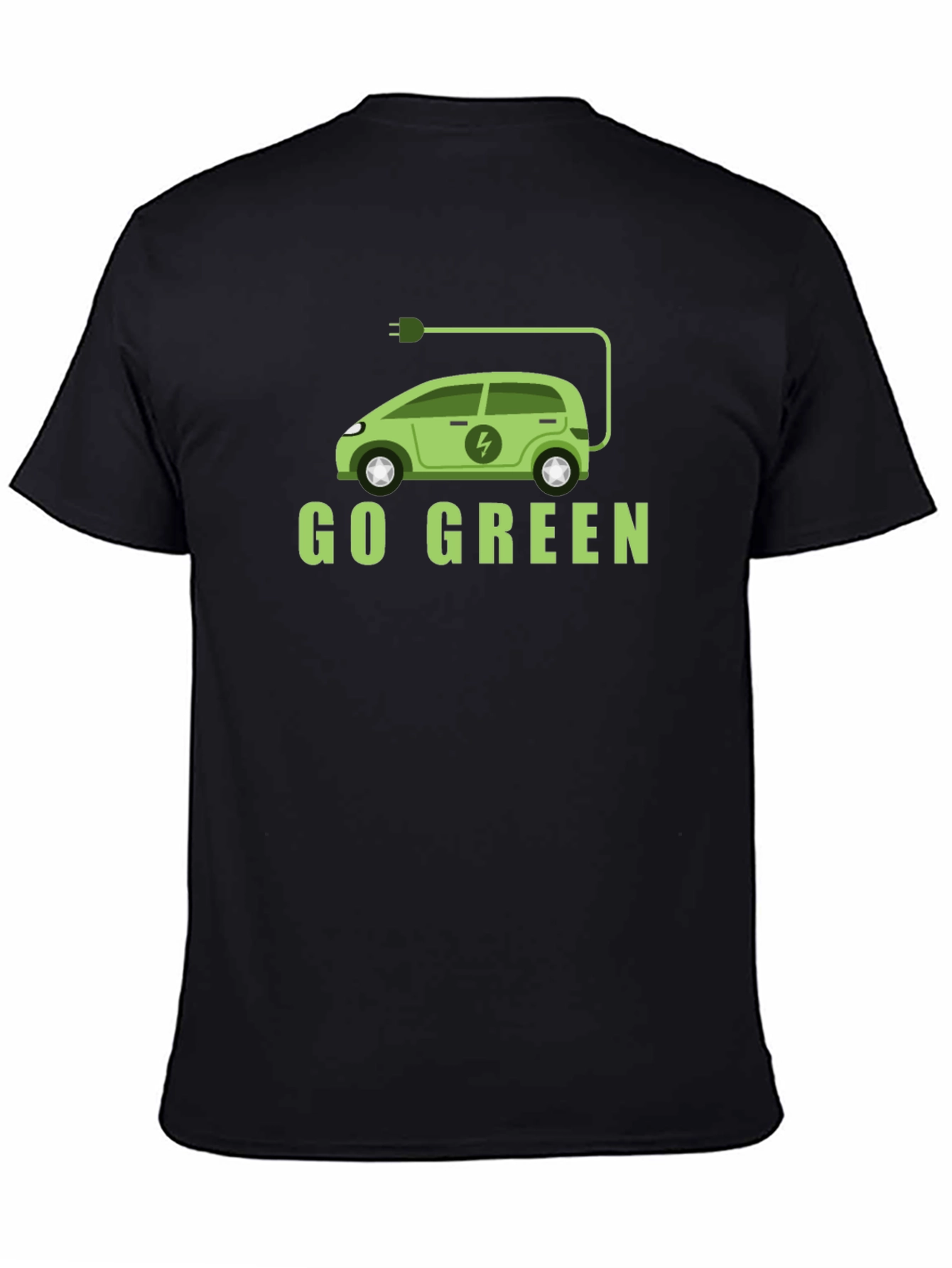 Go Green Electric Car T-Shirt