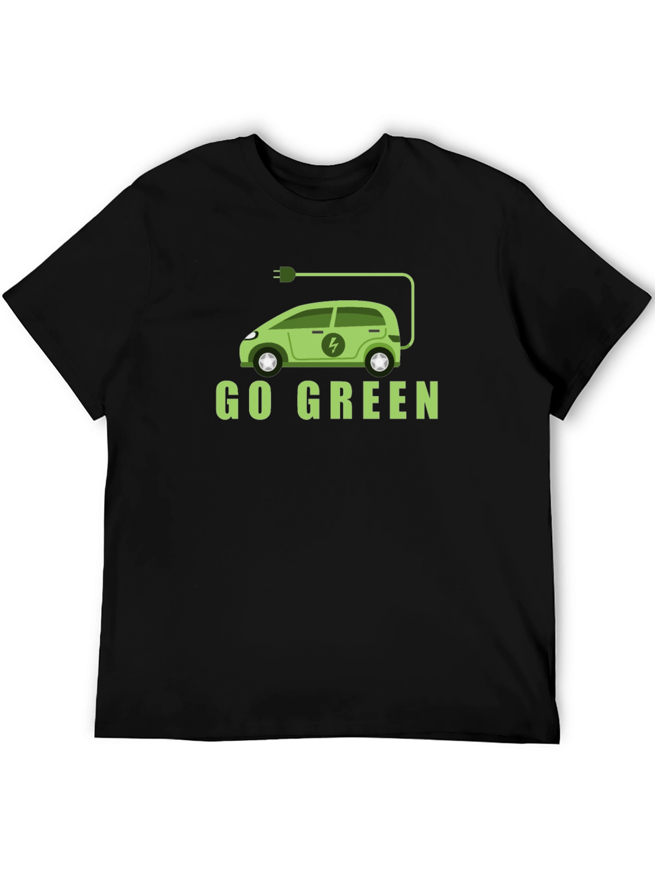 Go Green Electric Car T-Shirt