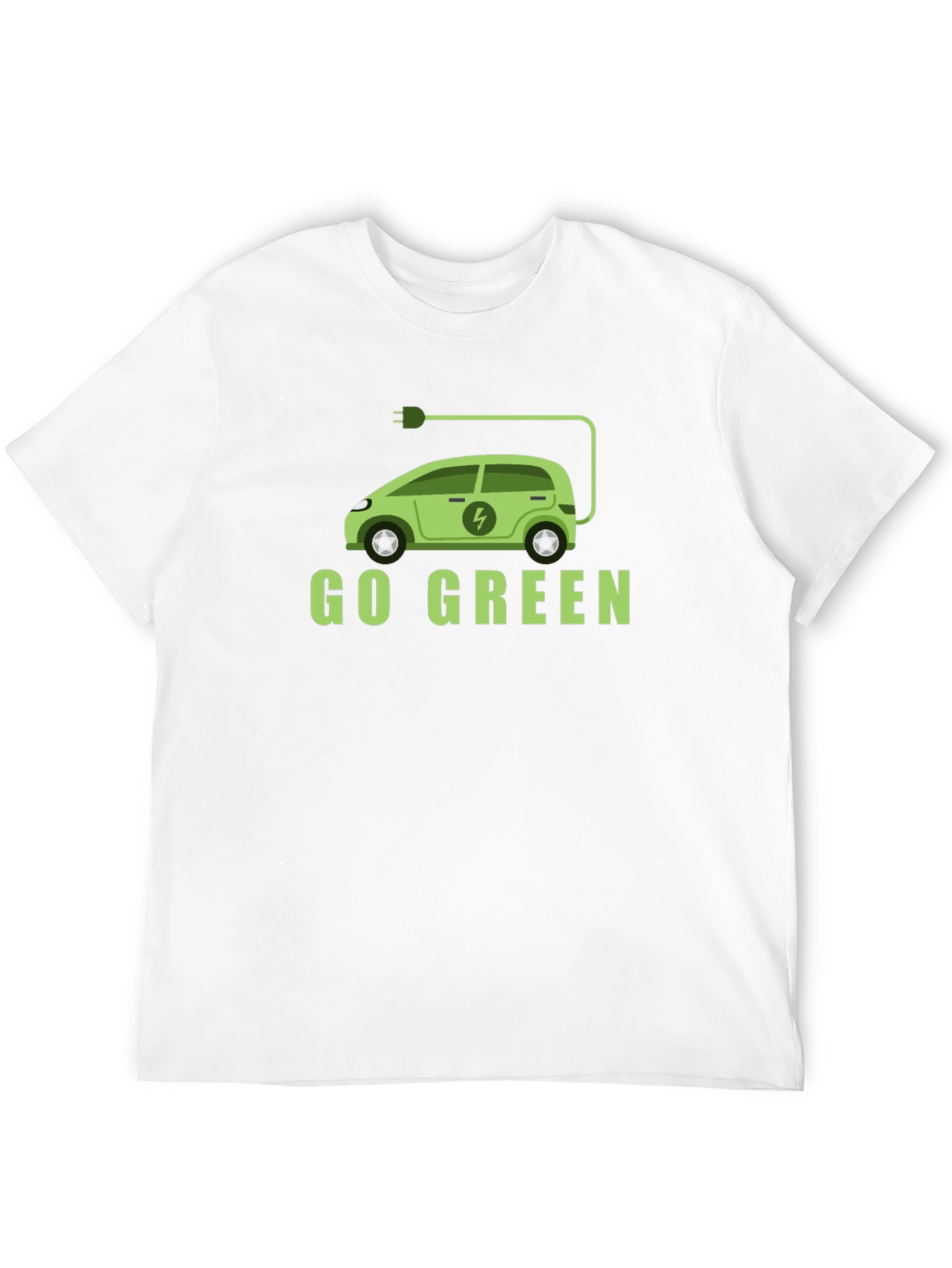 Go Green Electric Car T-Shirt
