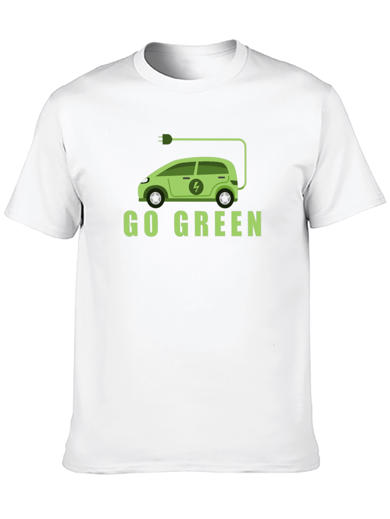 Go Green Electric Car T-Shirt