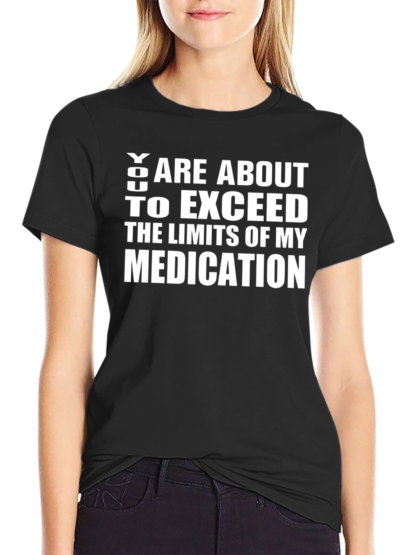 Funny Medication Limits Graphic T-Shirt