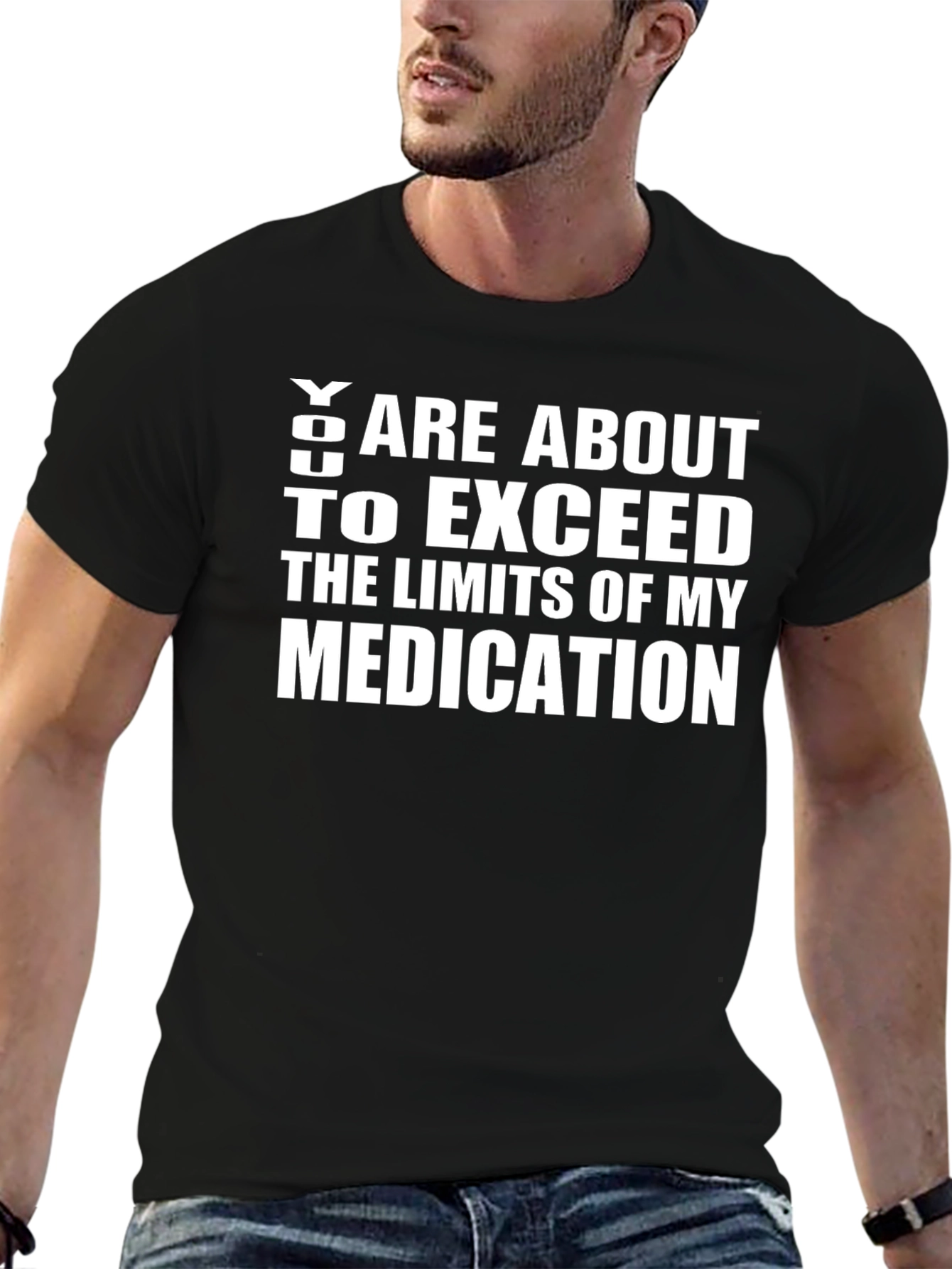 Funny Medication Limits Graphic T-Shirt