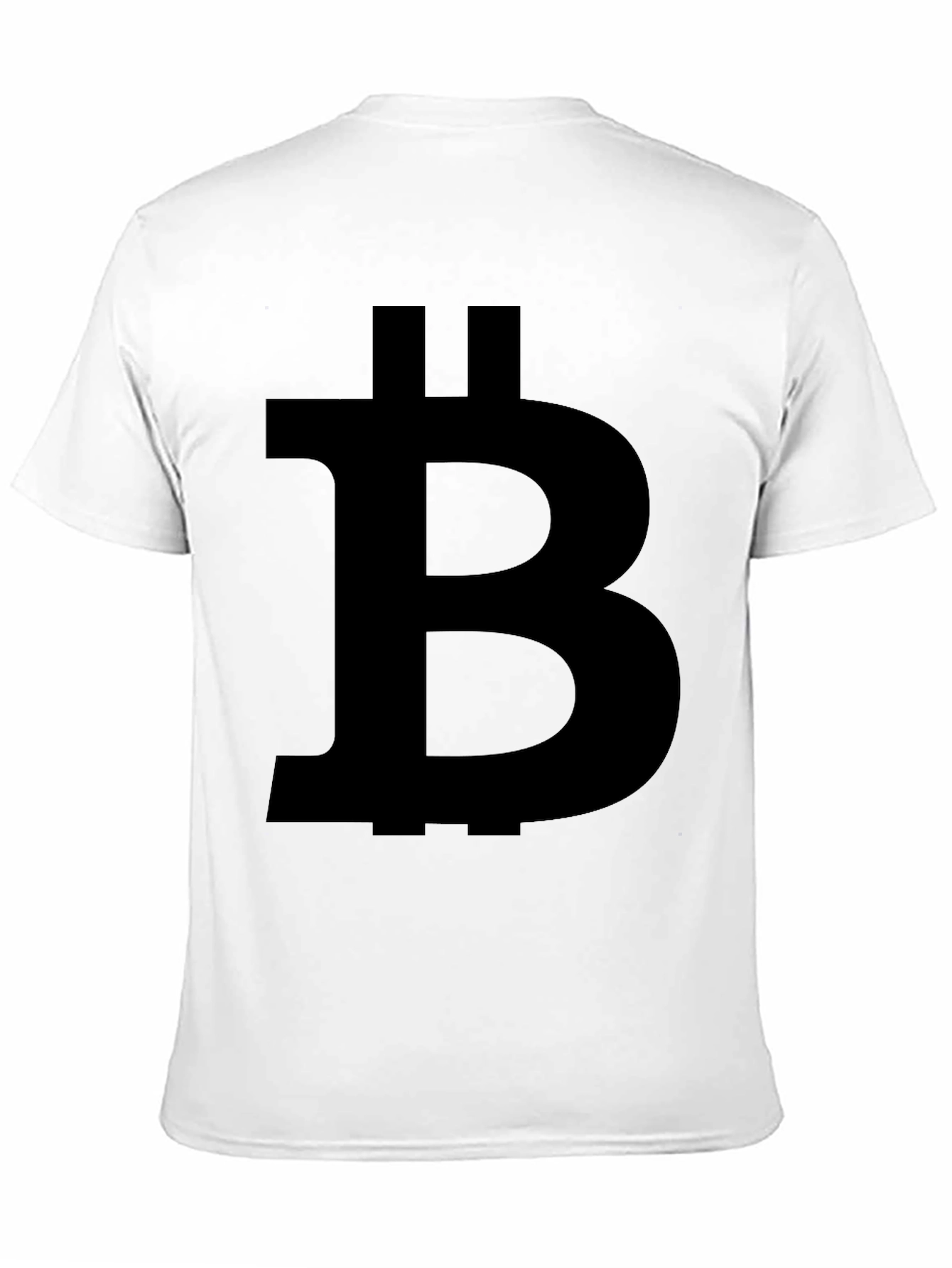 Bitcoin Symbol Black T-Shirt Crypto Currency Tee