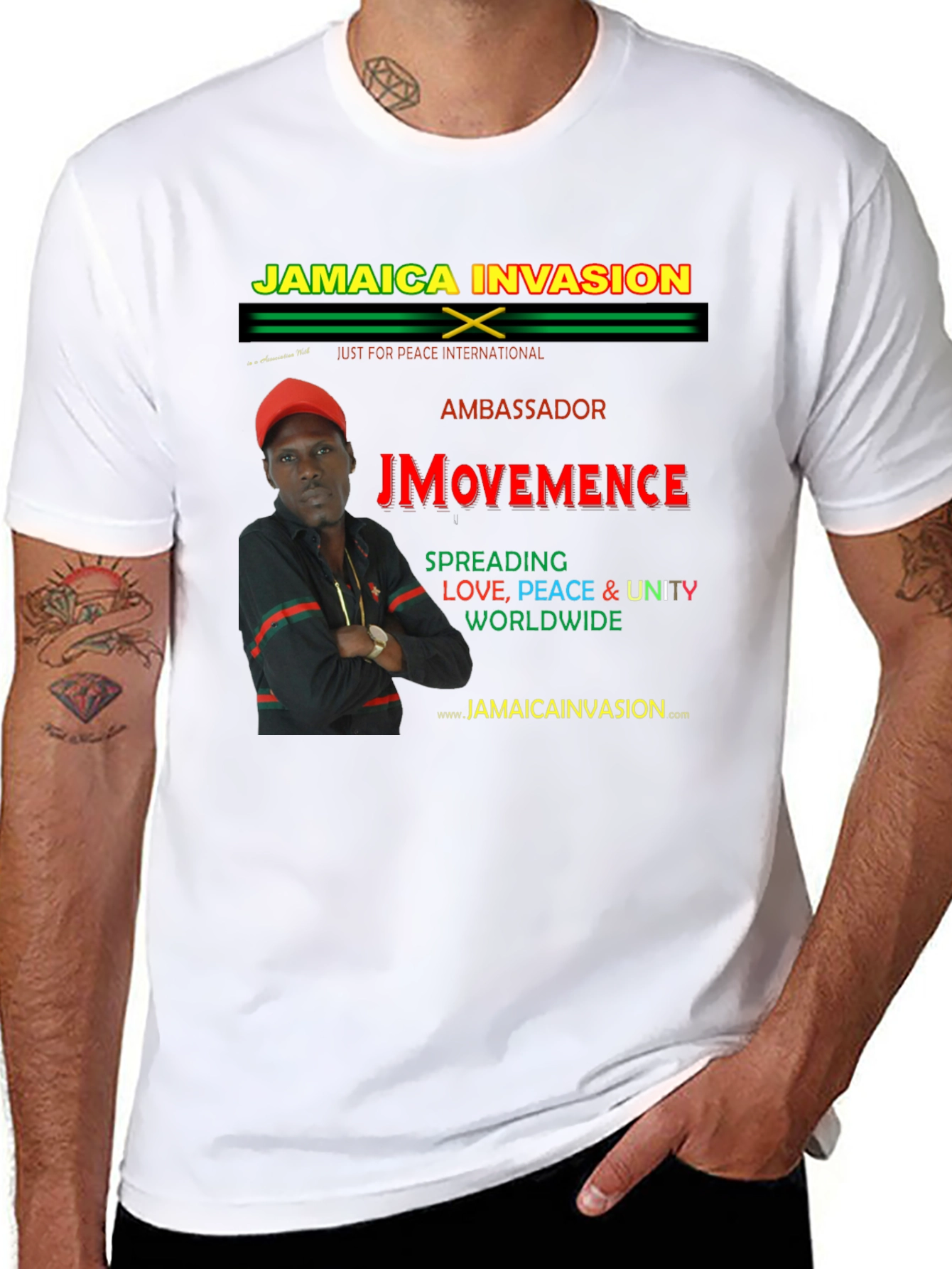 Jamaica Invasion T-Shirt - Spreading Love