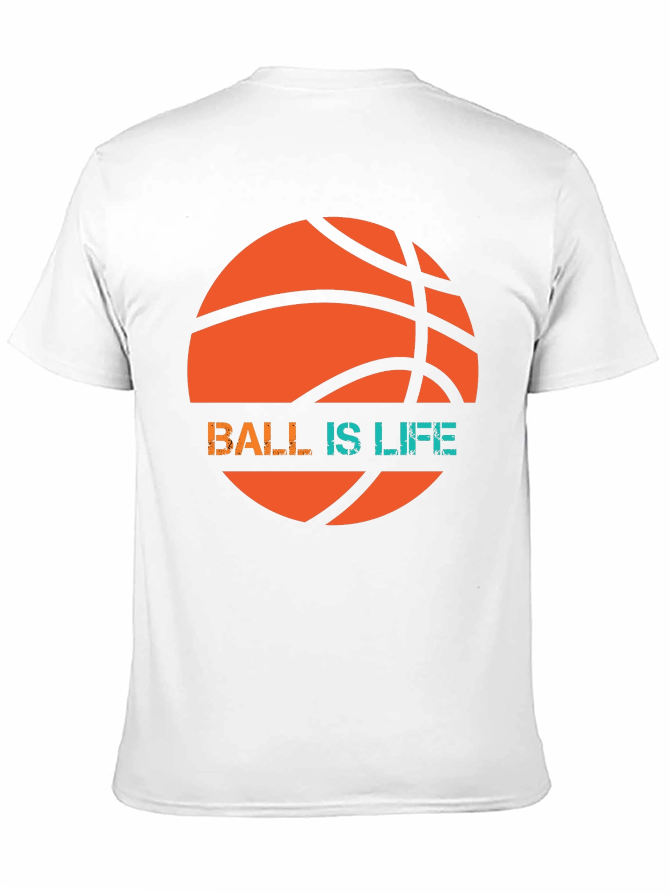 Ball is Life Graphic Tee - Basketball T-Shirt
