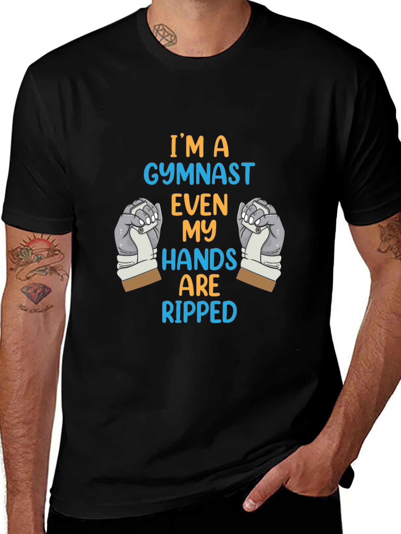 Gymnast Ripped Hands Graphic Tee