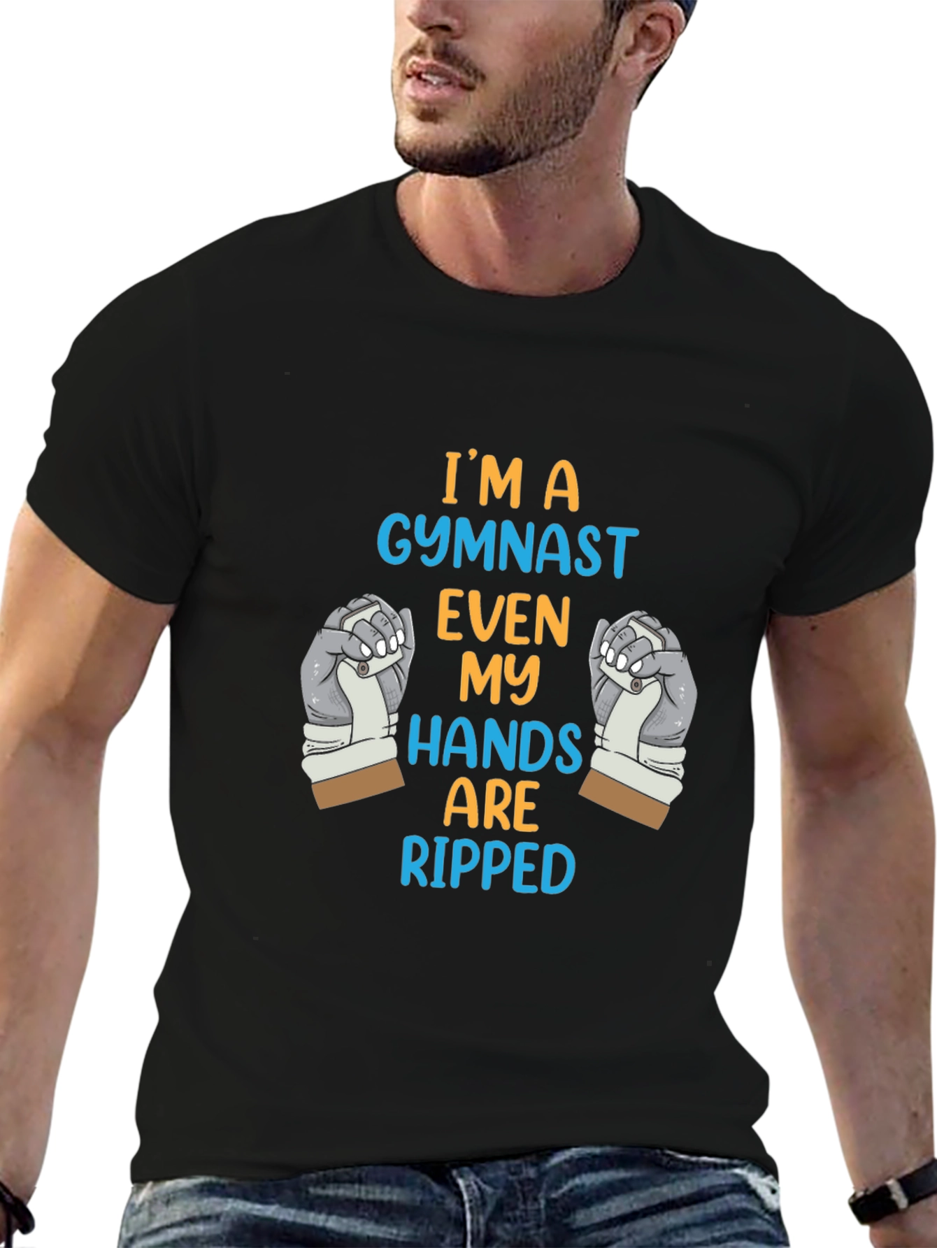 Gymnast Ripped Hands Graphic Tee