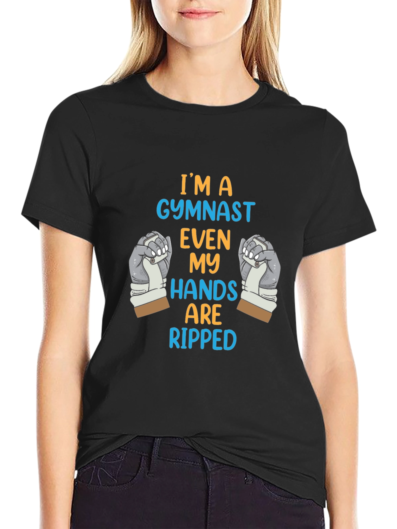 Gymnast Ripped Hands Graphic Tee