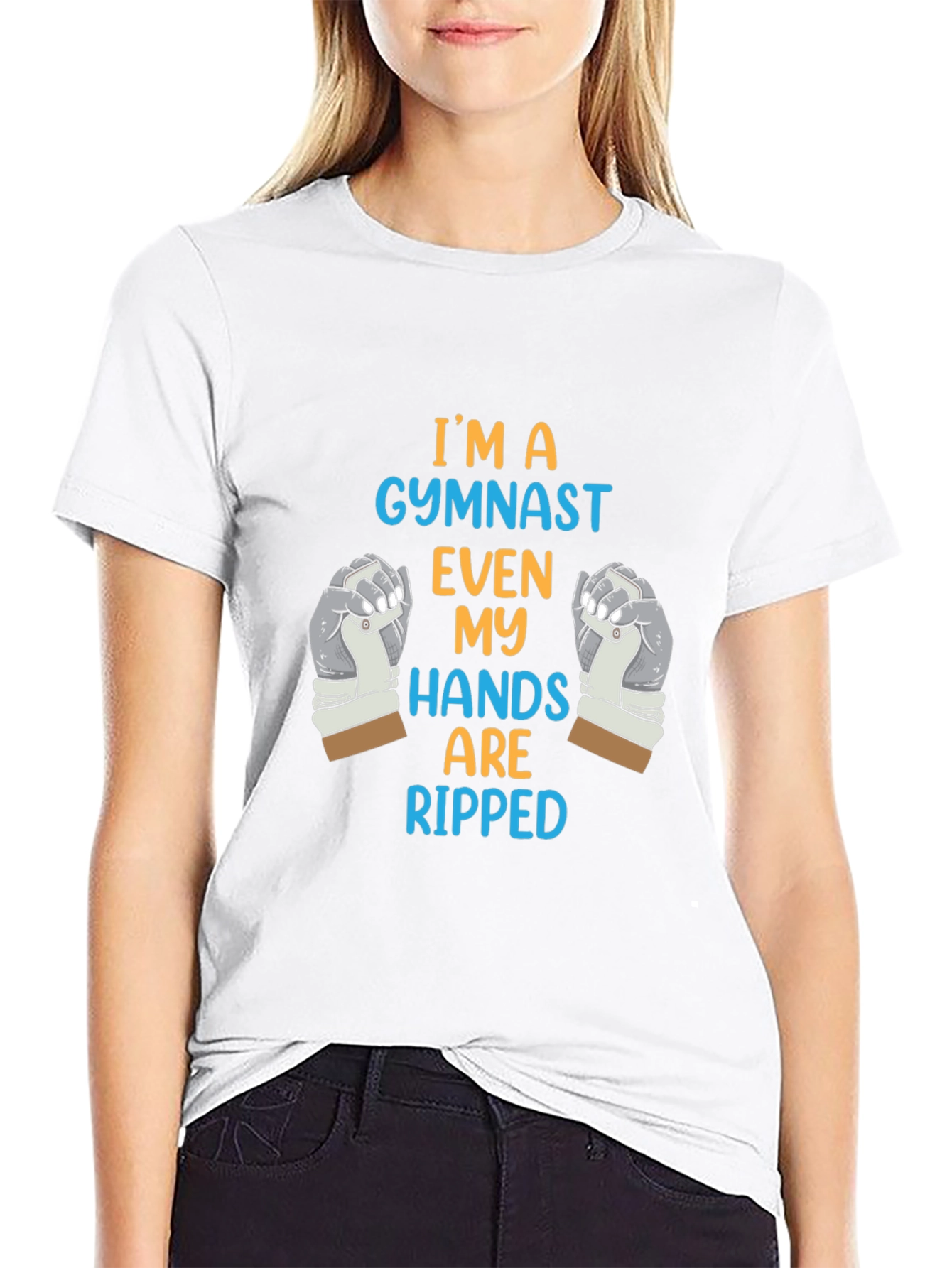 Gymnast Ripped Hands Graphic Tee