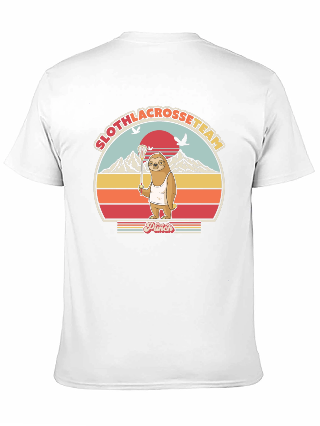 Sloth Lacrosse Team Graphic Tee