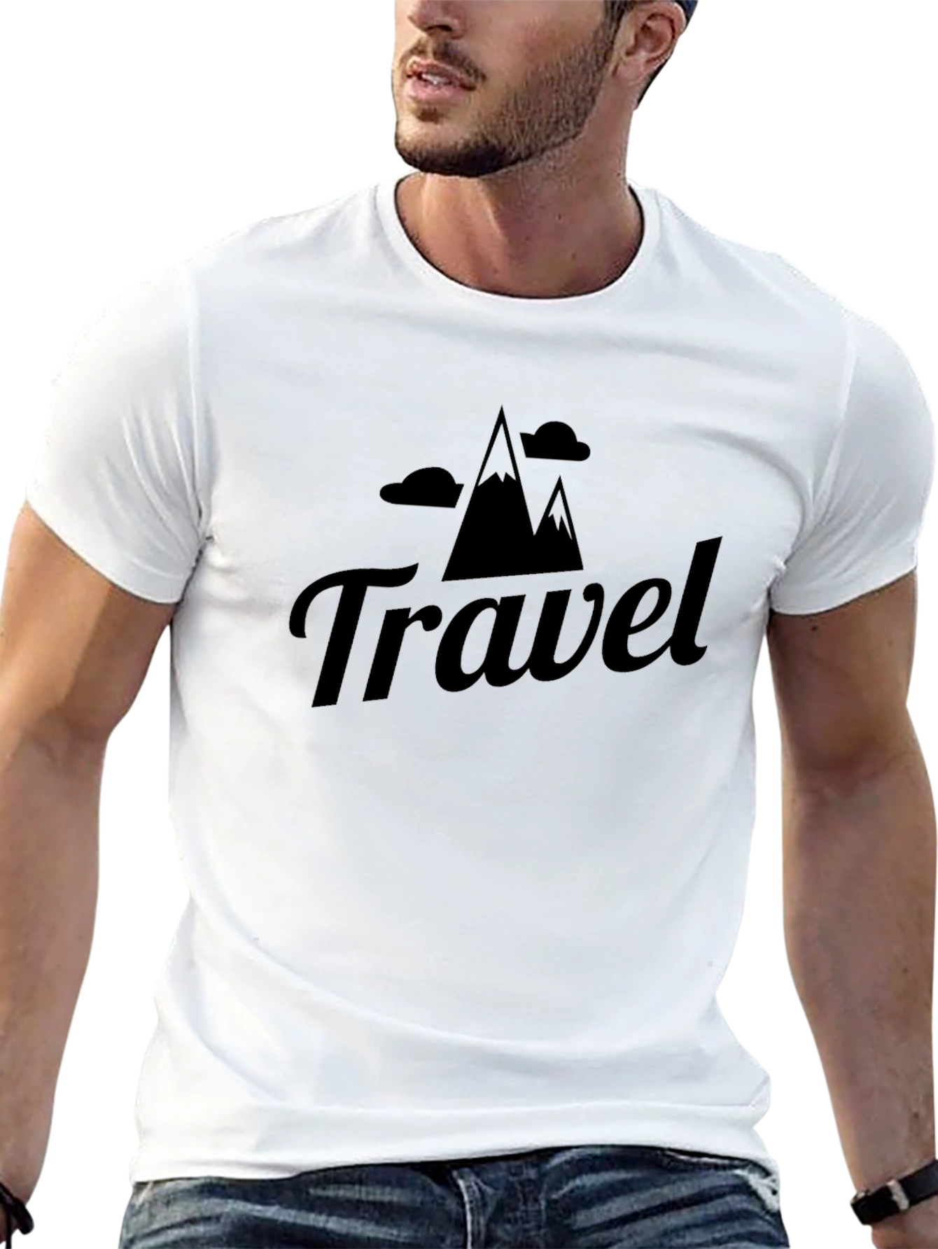 Travel Adventure T-Shirt - Mountain Design