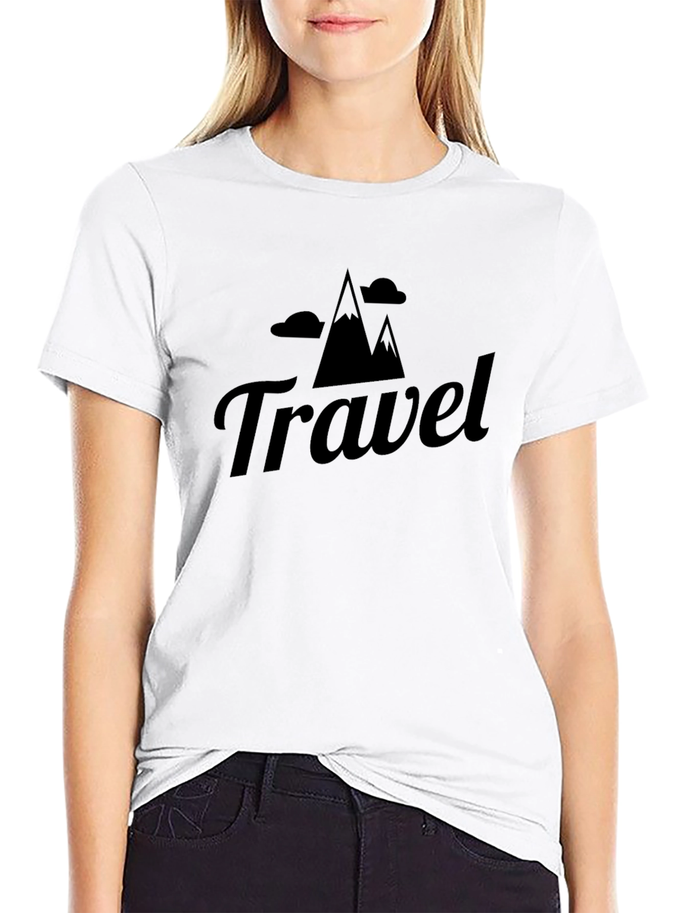 Travel Adventure T-Shirt - Mountain Design