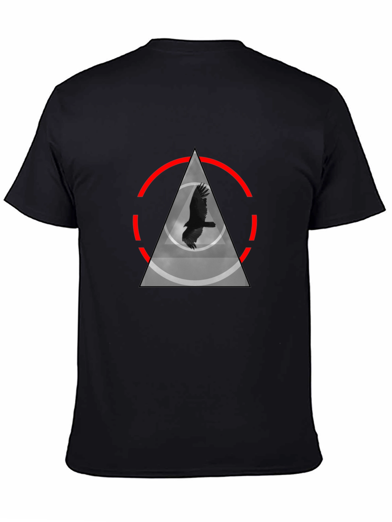 Raven Graphic Black T-Shirt