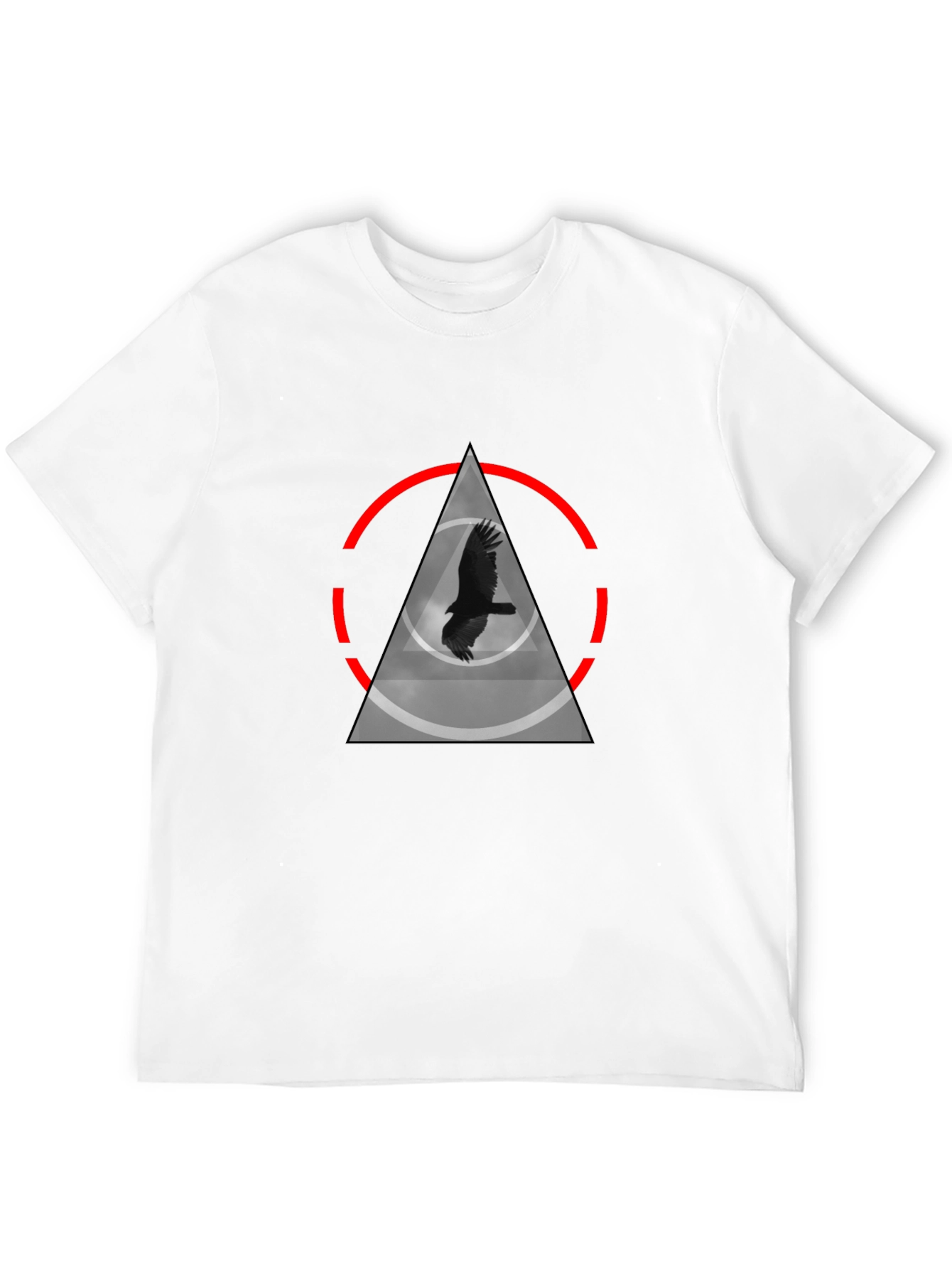 Raven Graphic Black T-Shirt