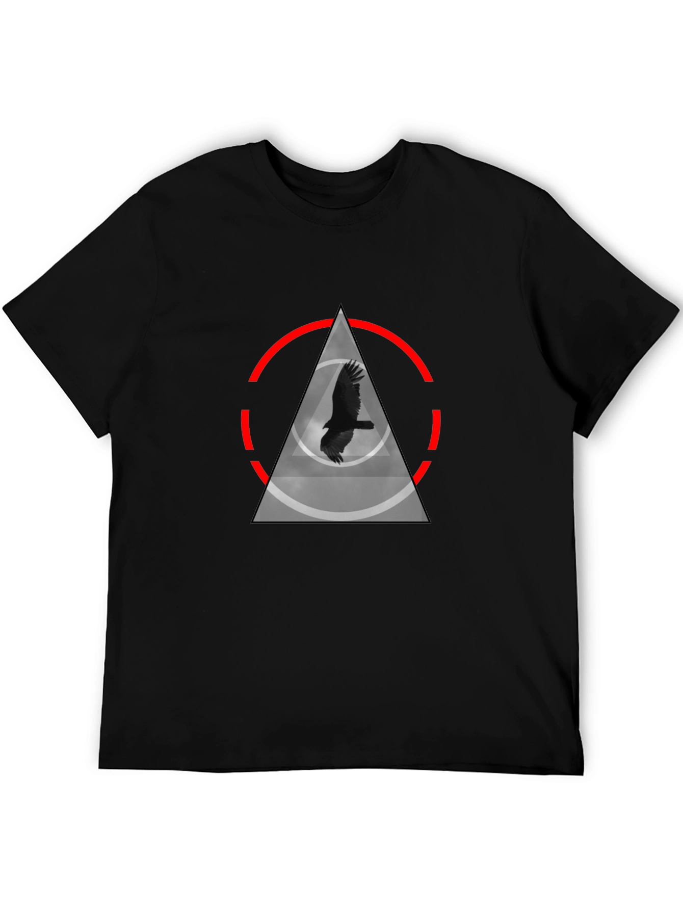 Raven Graphic Black T-Shirt