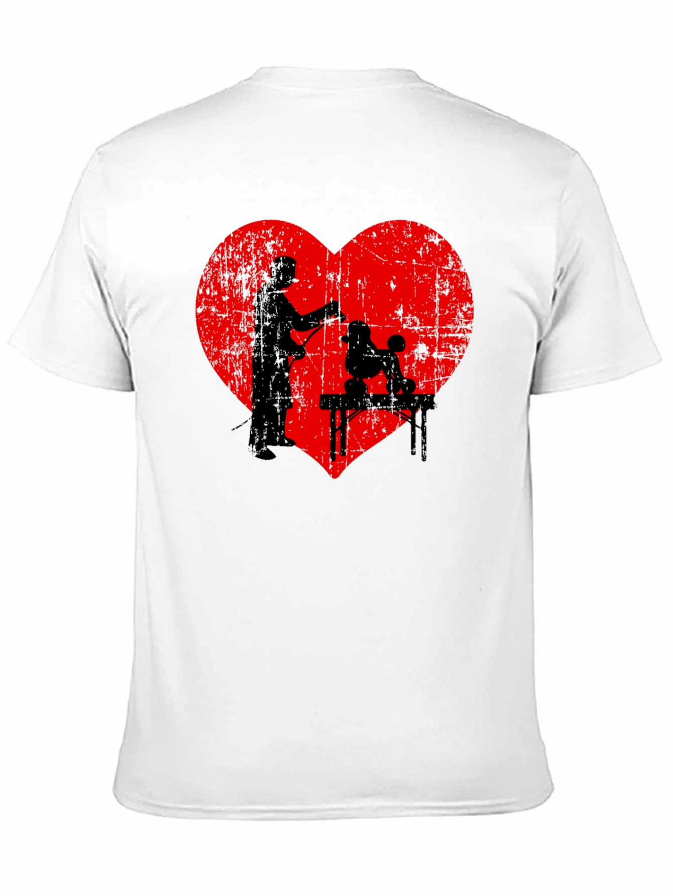 Poodle Groomer Heart T-Shirt