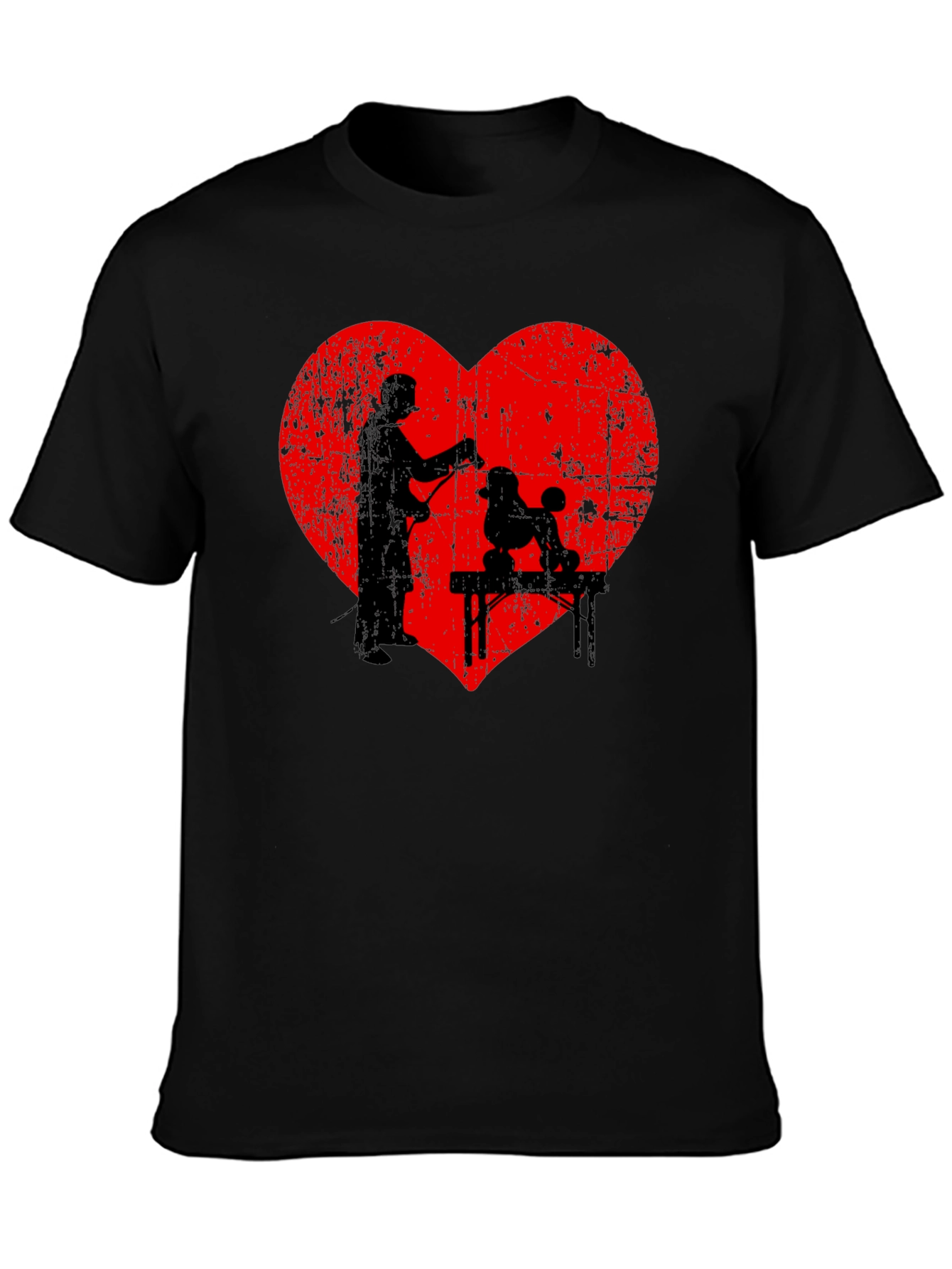 Poodle Groomer Heart T-Shirt