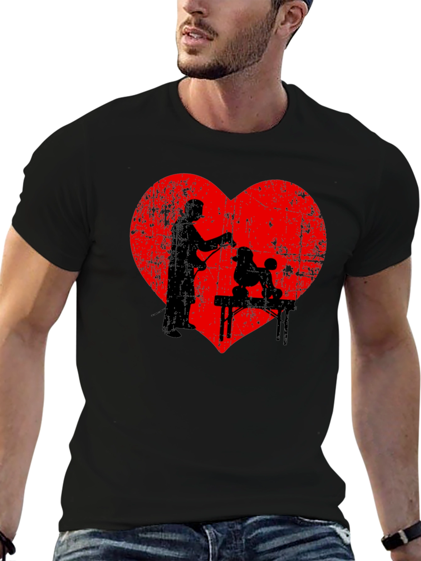 Poodle Groomer Heart T-Shirt