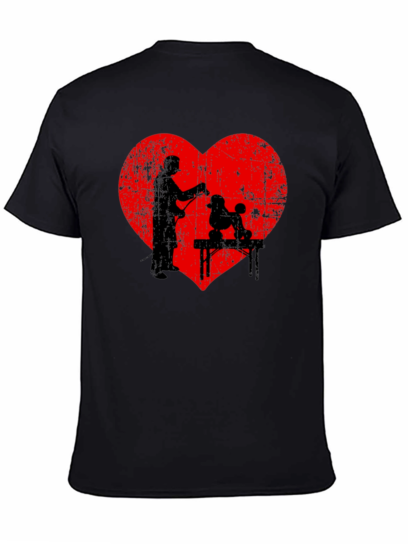 Poodle Groomer Heart T-Shirt