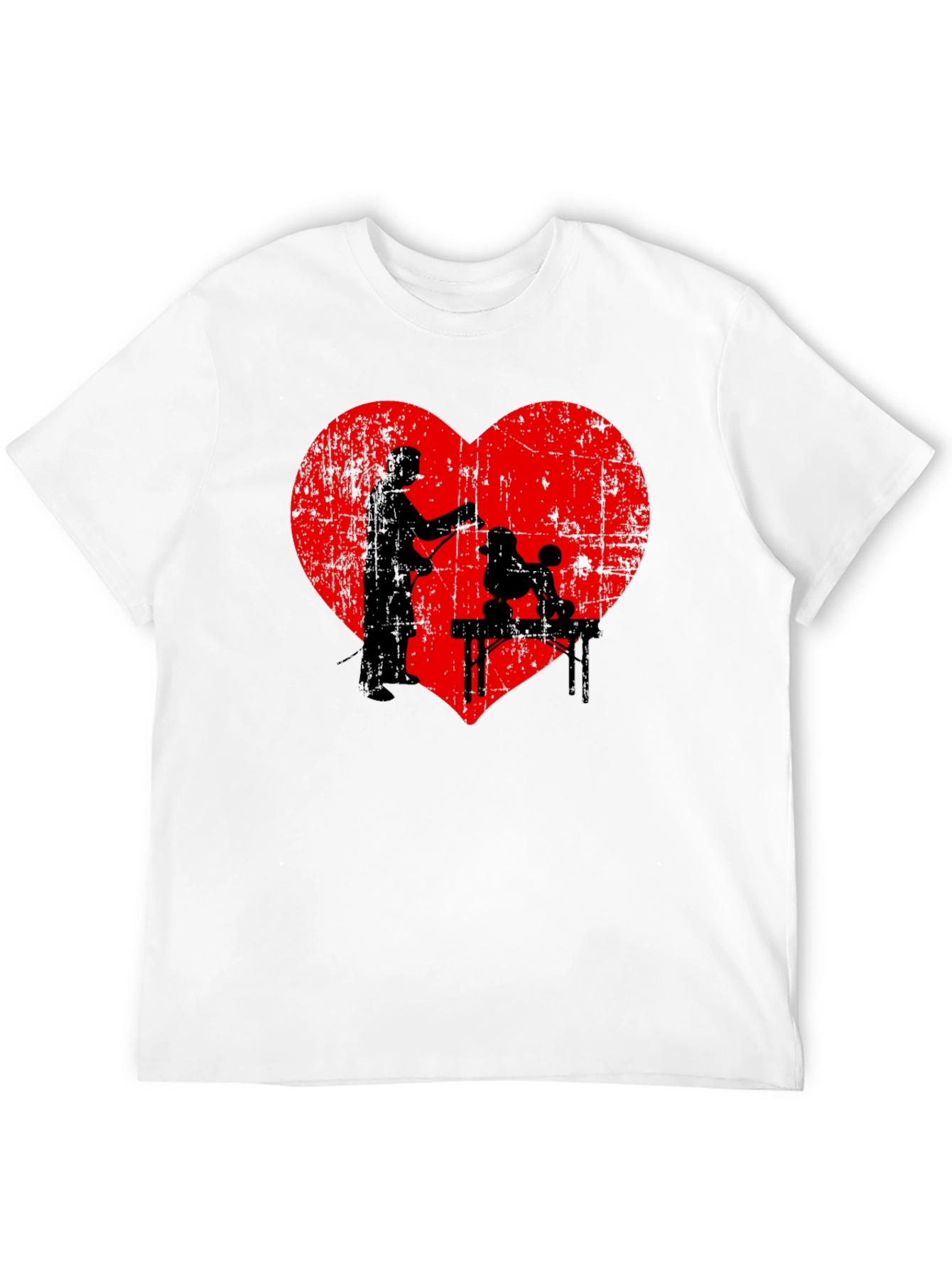 Poodle Groomer Heart T-Shirt