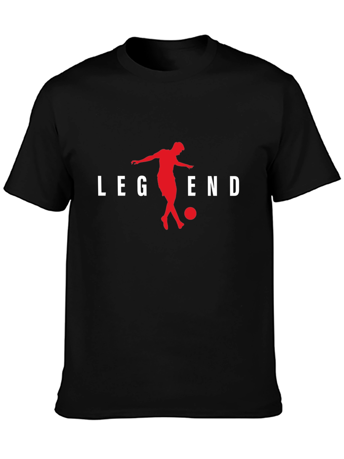 Legend Soccer Graphic T-Shirt - Black