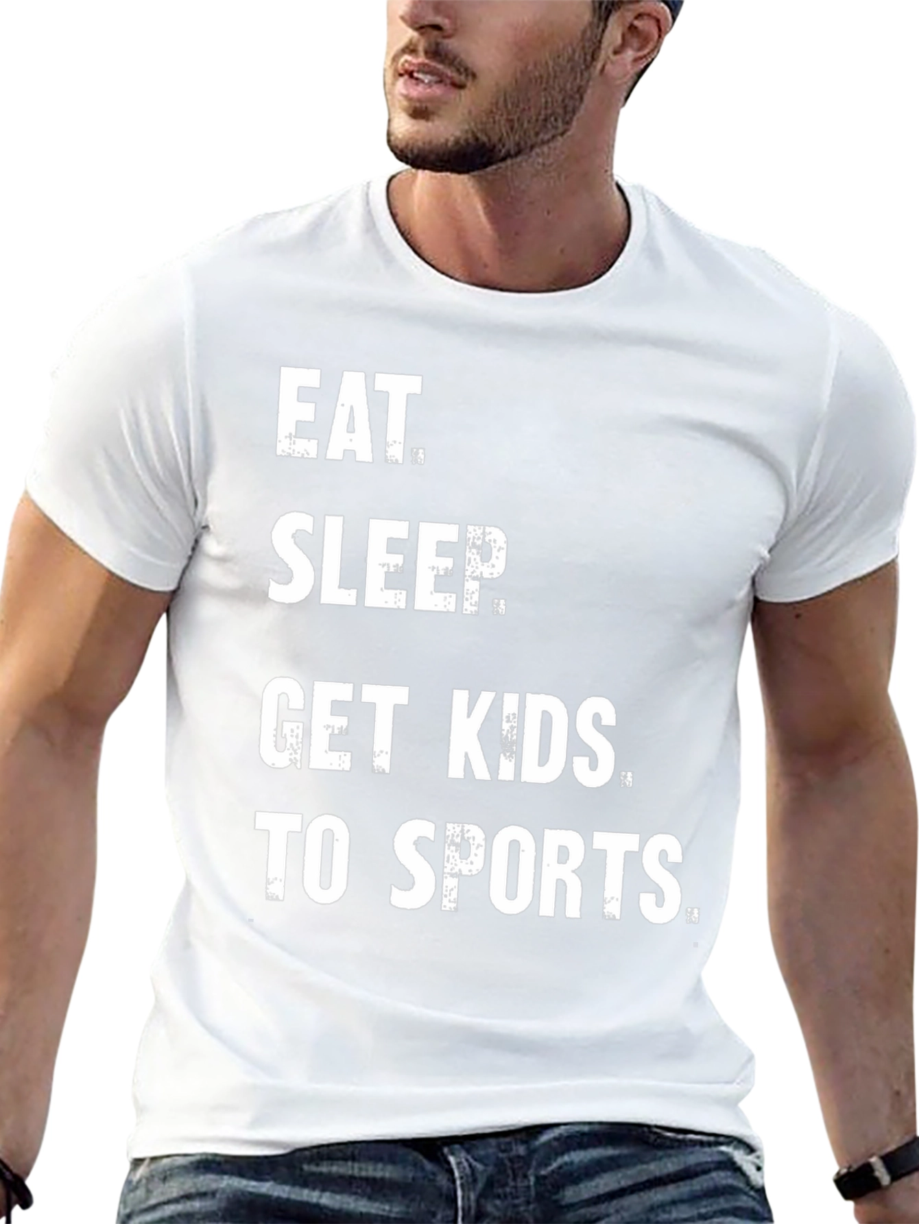 Eat Sleep Get Kids To Sports T-Shirt