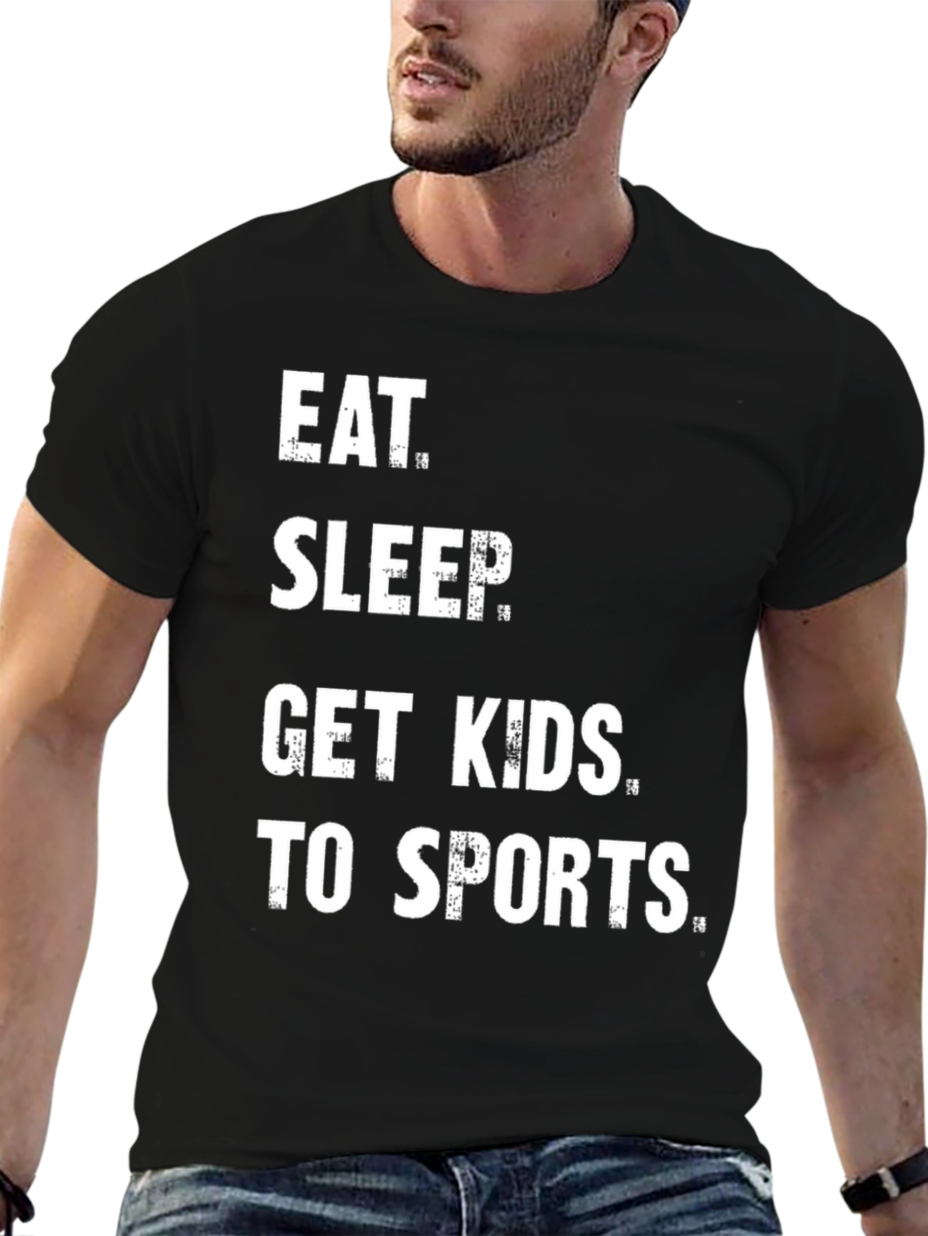 Eat Sleep Get Kids To Sports T-Shirt