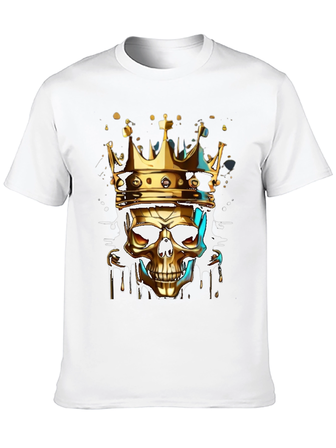 Golden Skull King Graphic Tee