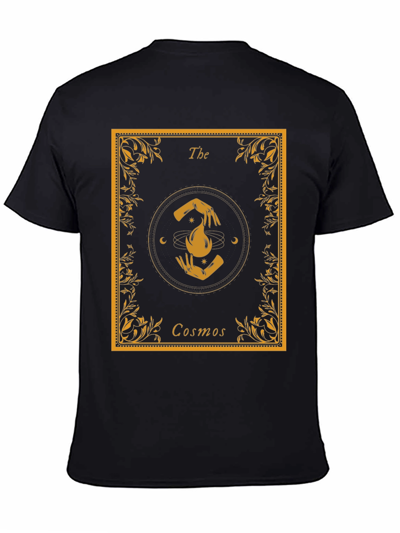 The Cosmos Graphic T-Shirt - Unisex Black Tee