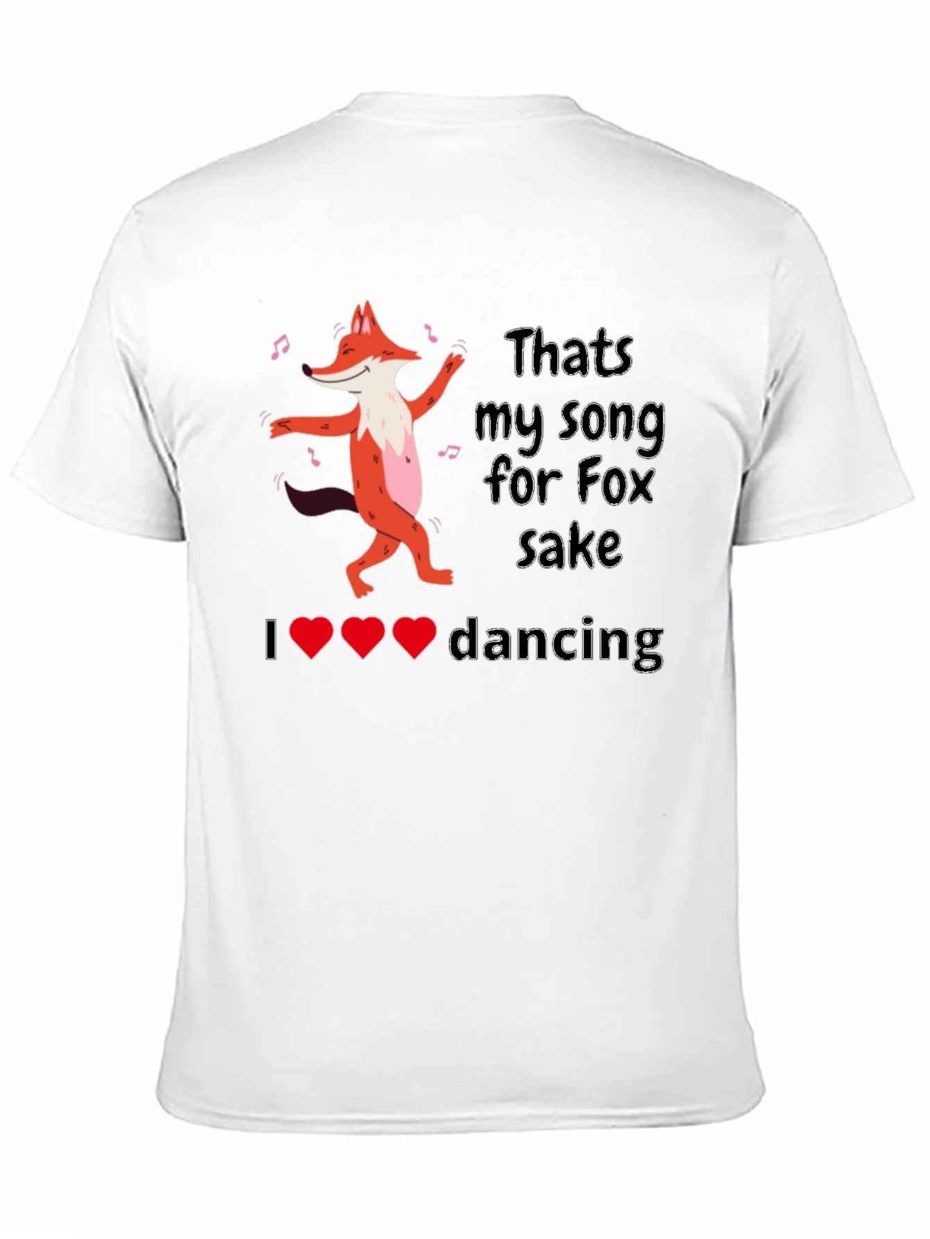 Dancing Fox Graphic Tee - Thats My Song!