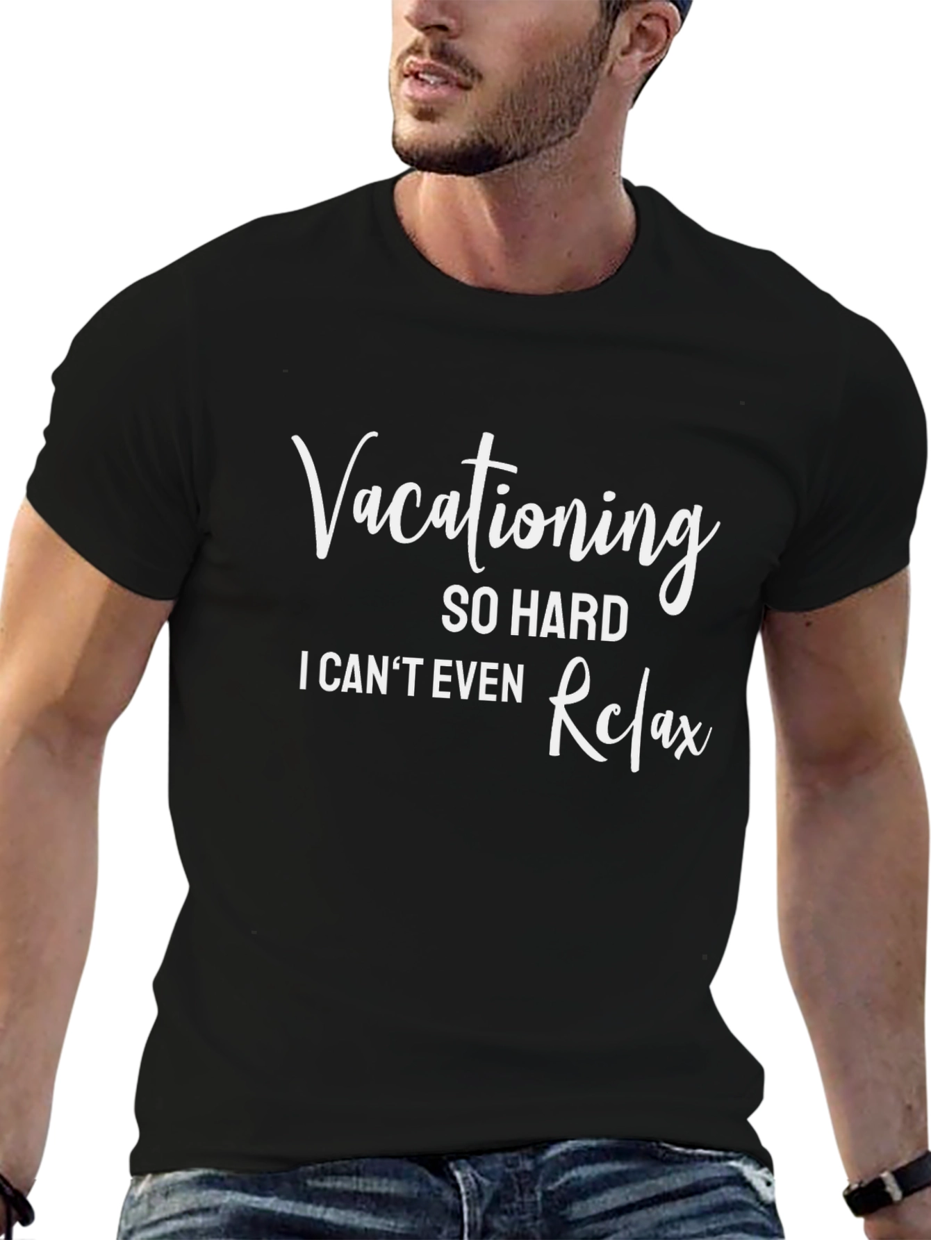 Vacationing So Hard T-Shirt Funny Travel Tee