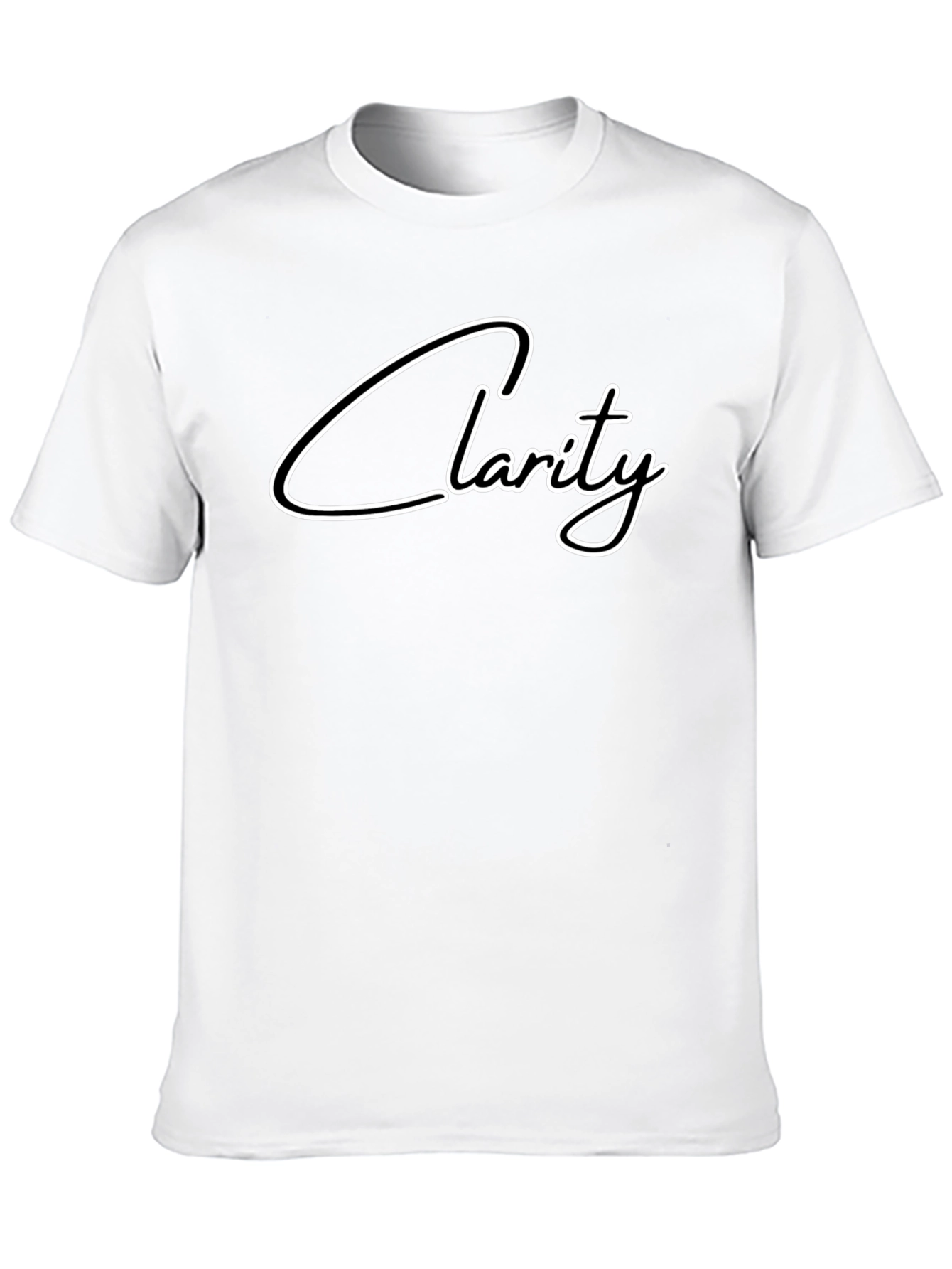 Clarity Graphic Tee - Stylish Black T-Shirt