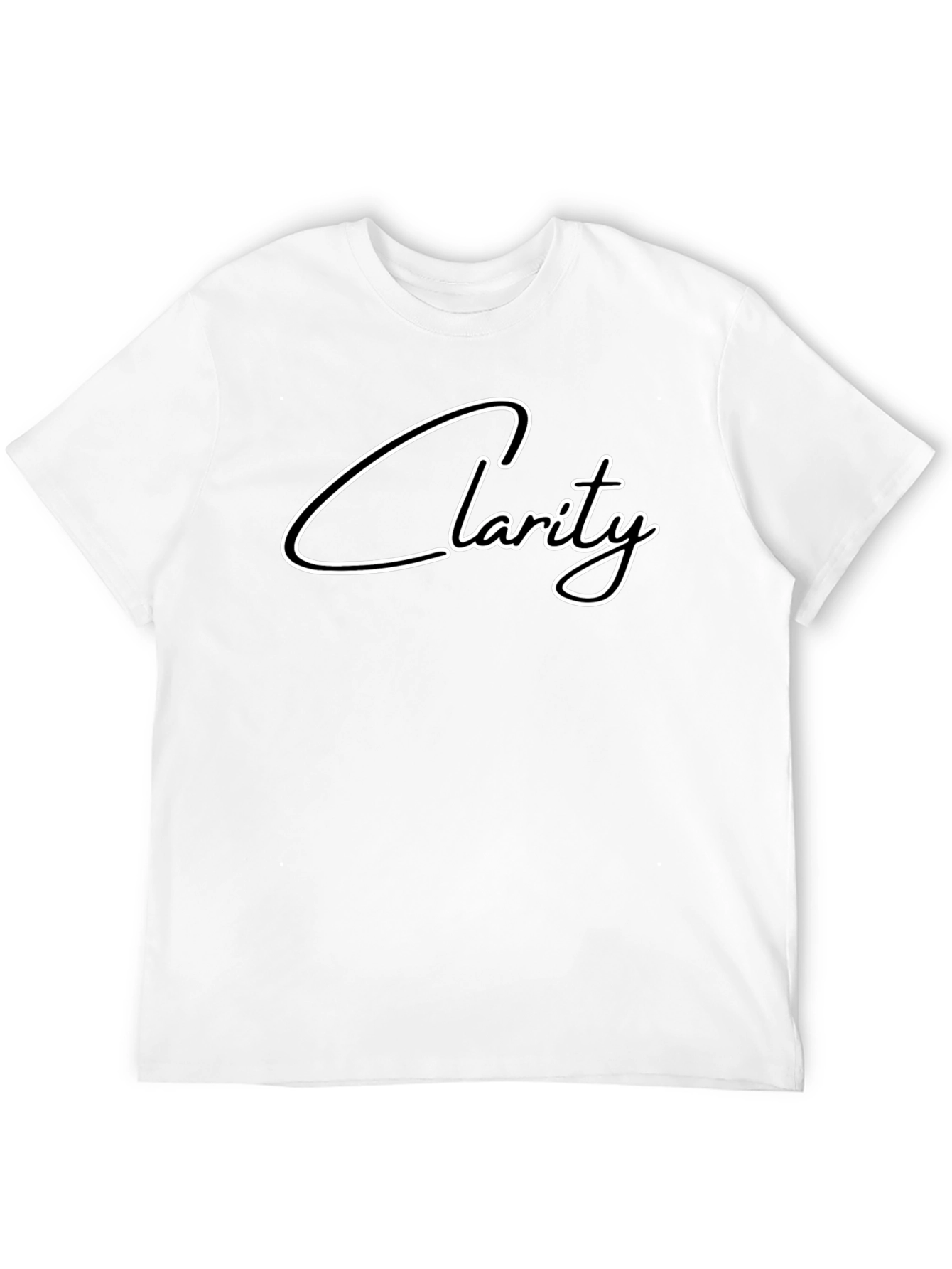 Clarity Graphic Tee - Stylish Black T-Shirt