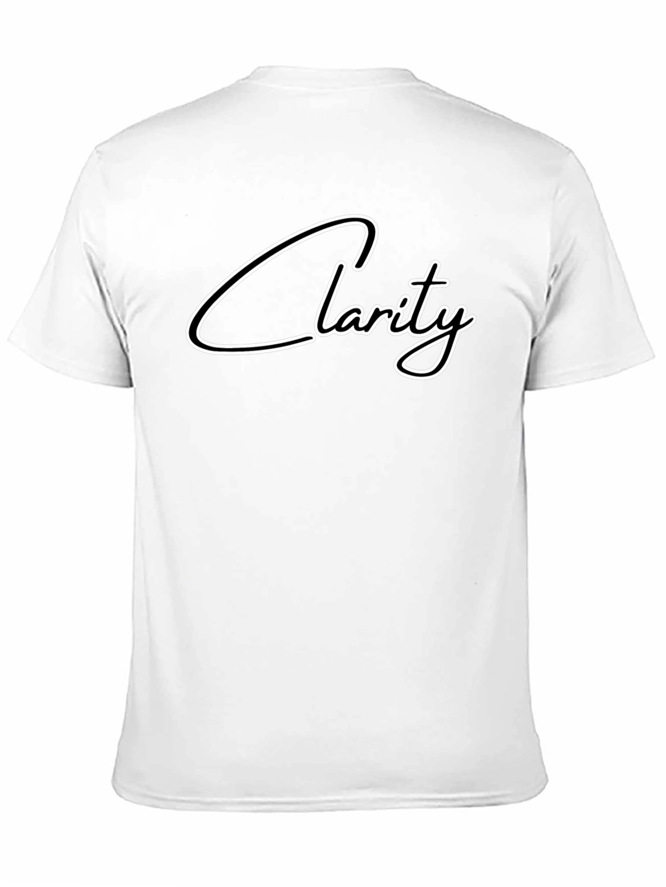Clarity Graphic Tee - Stylish Black T-Shirt